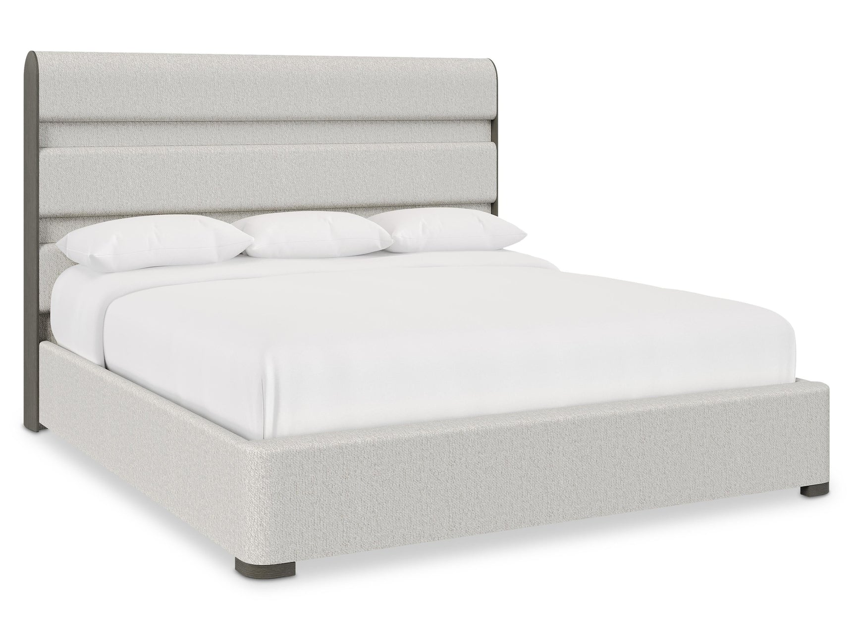 Prado Grey Panel King Bed - Ornate Home