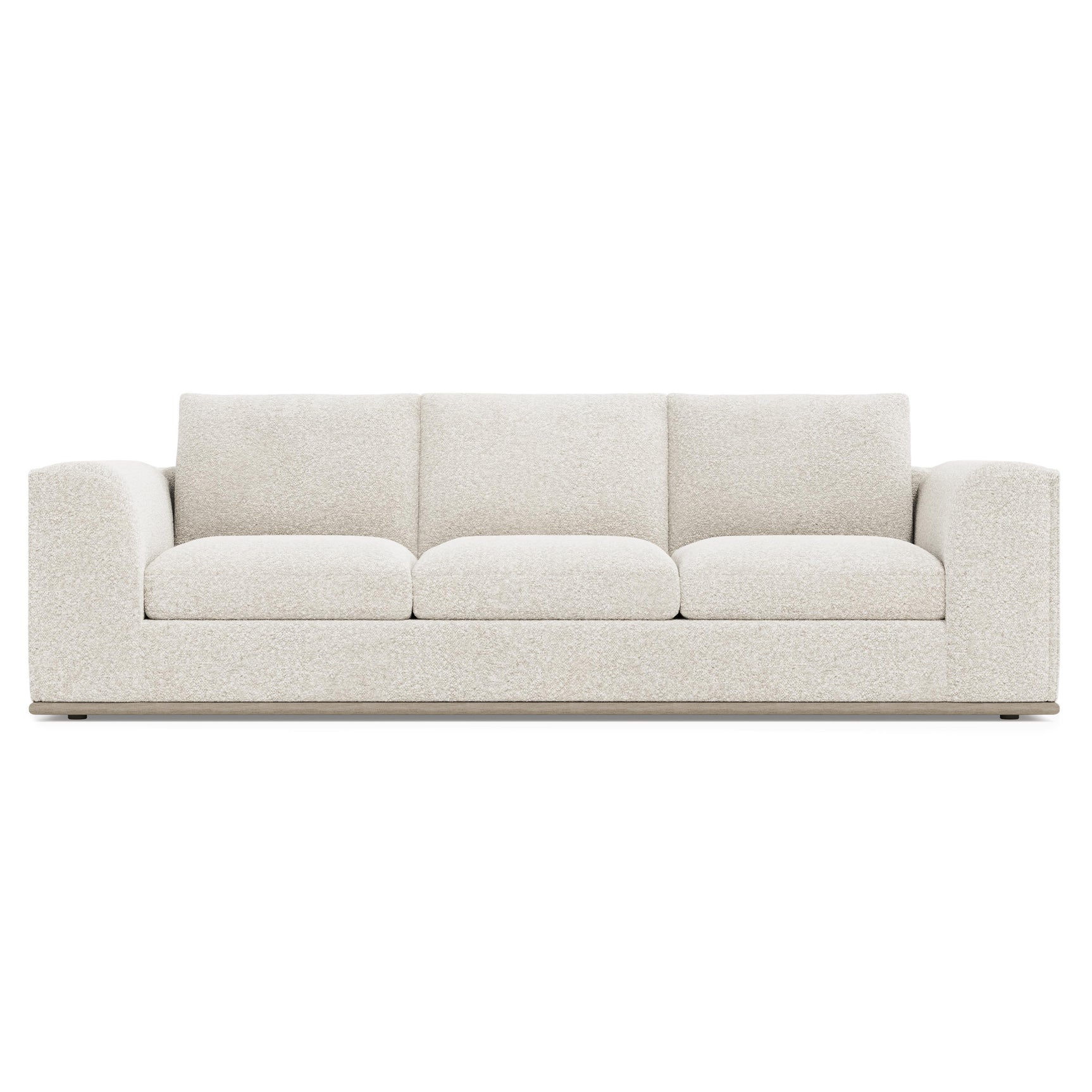 Prague Greige Sofa Without Pillows - Ornate Home