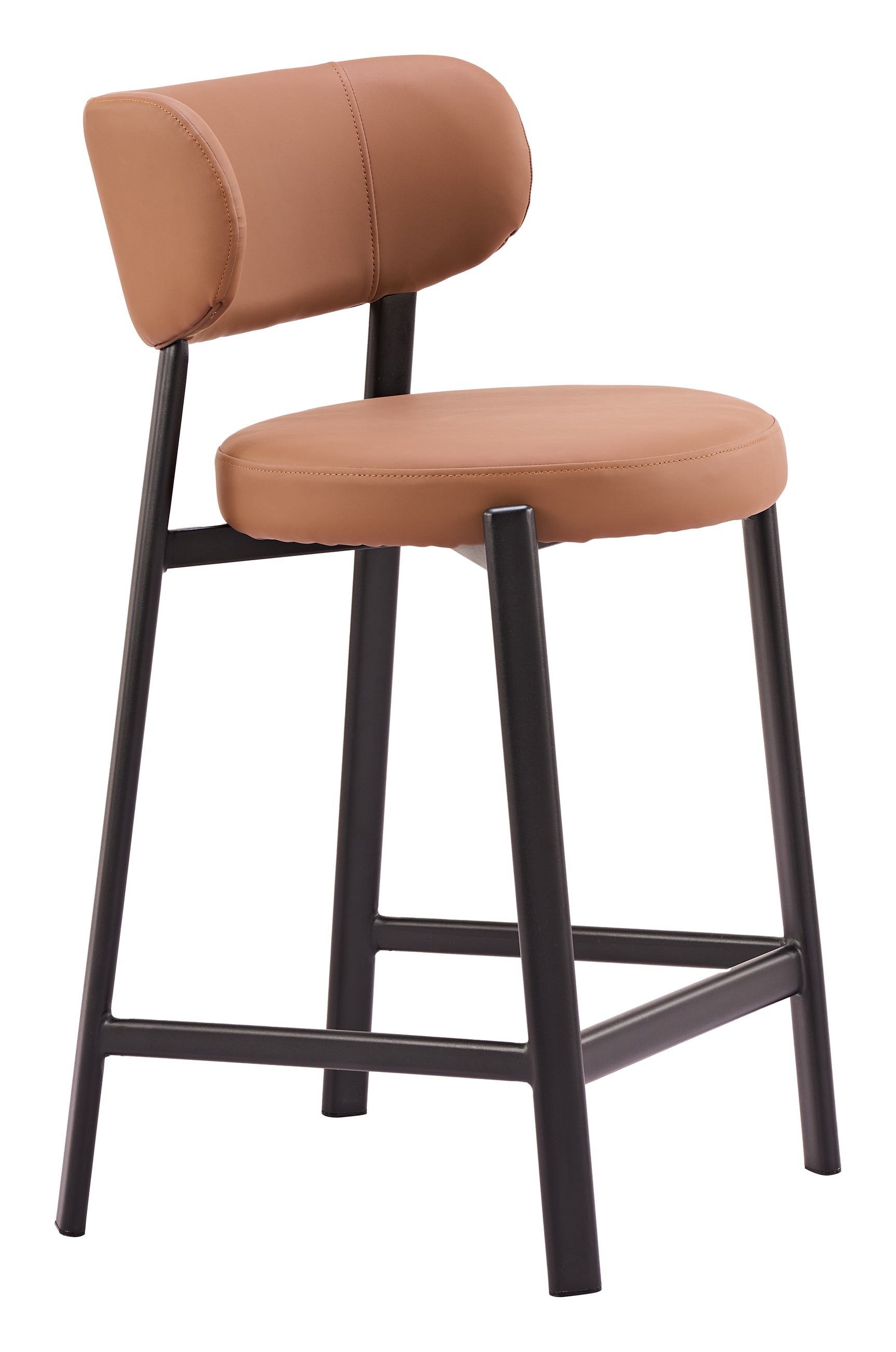 Prairie Brown Counter Stool (Set of 2)