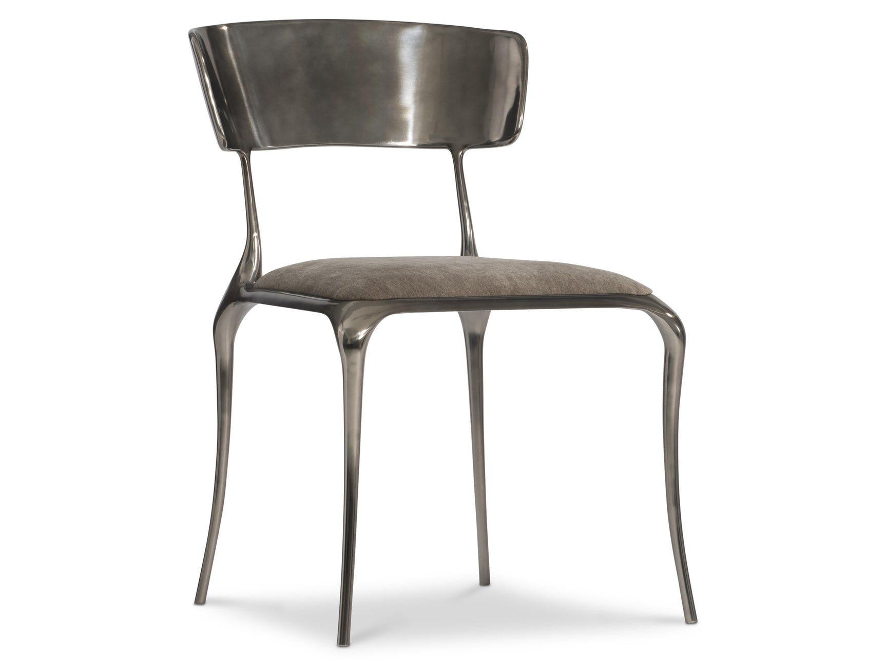 Pravo Light Bronze/Light Warm Taupe Side Chair - Ornate Home