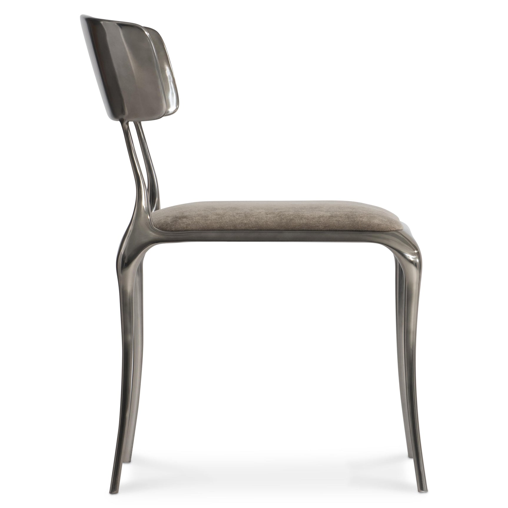 Pravo Light Bronze/Light Warm Taupe Side Chair - Ornate Home