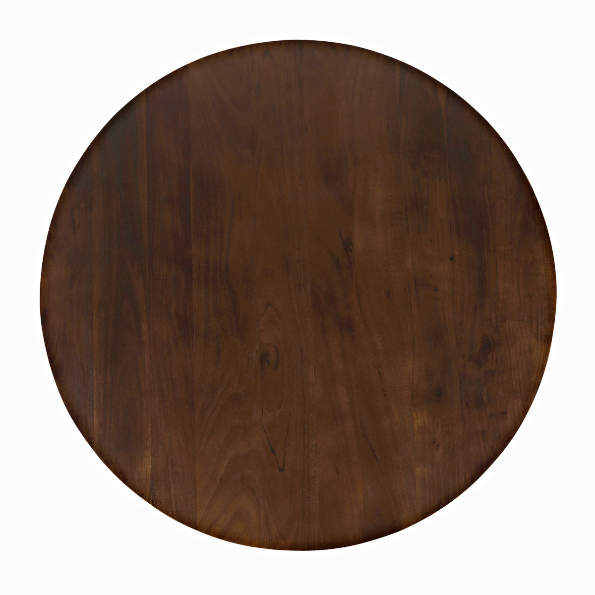 Prelude Walnut/Grey Round Counter Dining Table w/ 4 Maddox Stools - Ornate Home