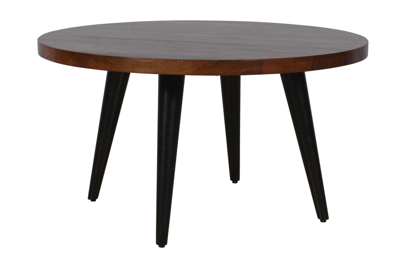 Prelude Walnut Round Cocktail Table - Ornate Home