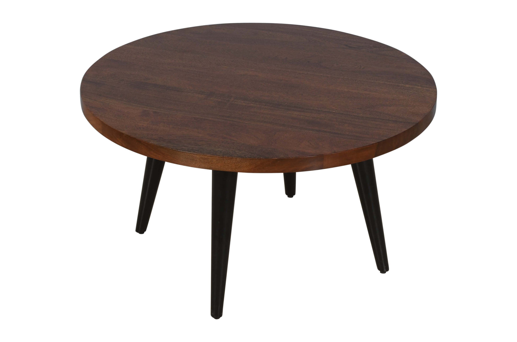 Prelude Walnut Round Cocktail Table - Ornate Home