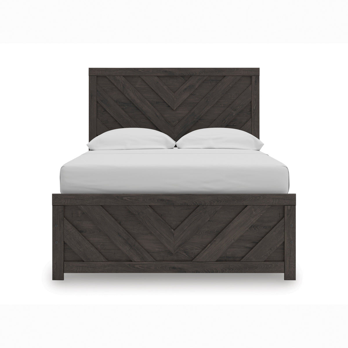Prendonea Charcoal Full Panel Bed, Dresser and 2 Nightstand (Online Special Price) - Ornate Home