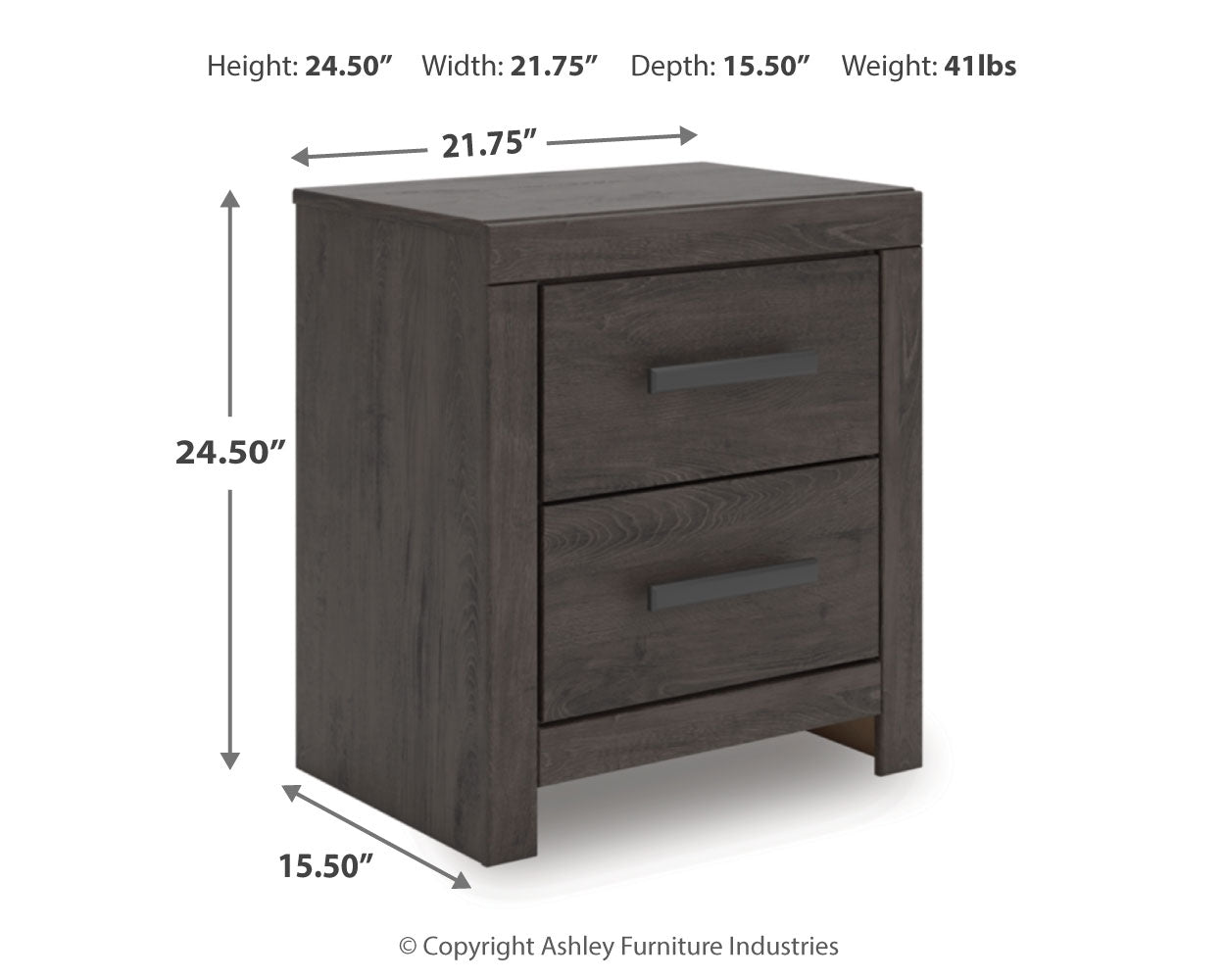 Prendonea Charcoal King Panel Bed, Dresser, Mirror and Nightstand (Online Special Price) - Ornate Home