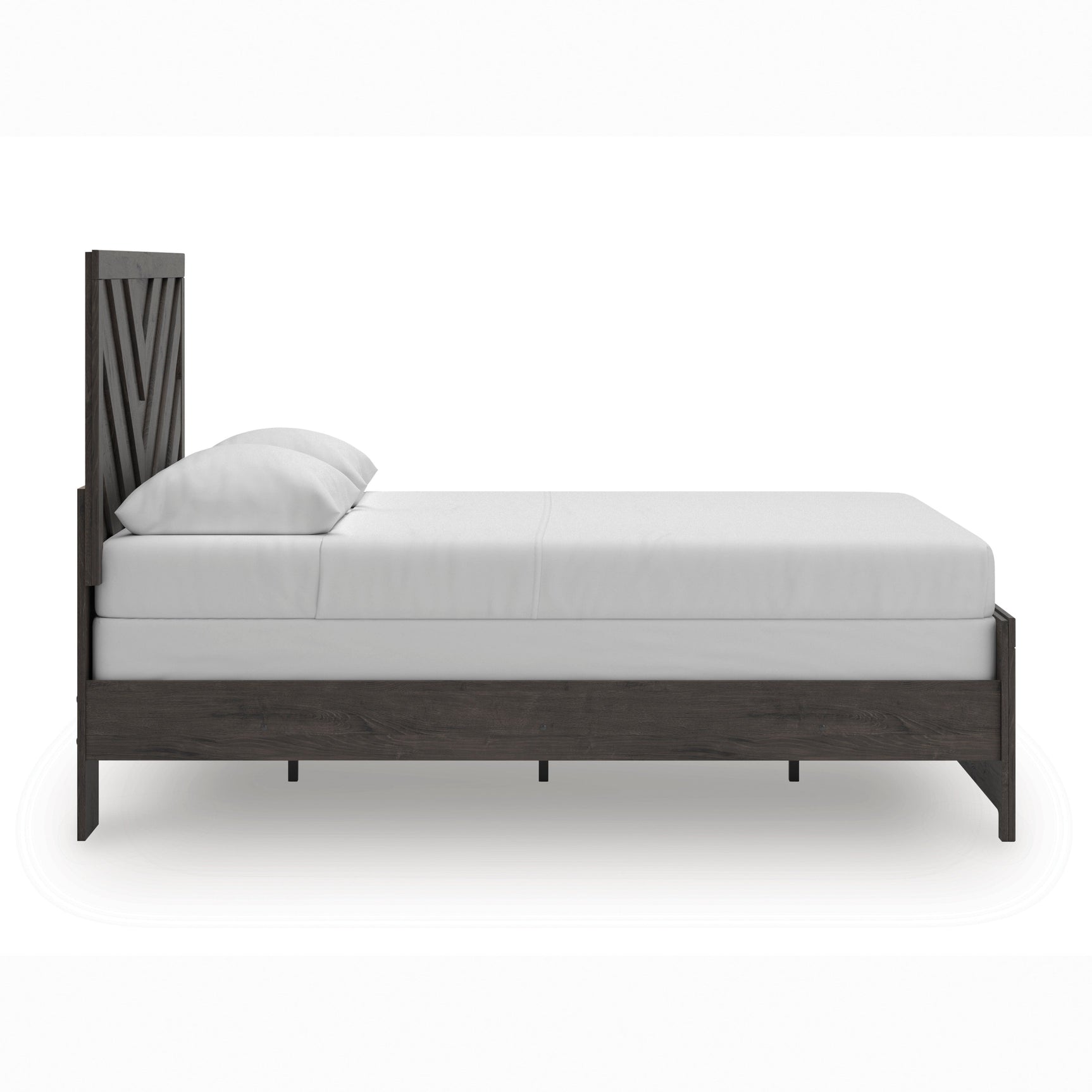 Prendonea Charcoal Queen Panel Bed, Dresser, Mirror, Chest and 2 Nightstands (Online Special Price) - Ornate Home