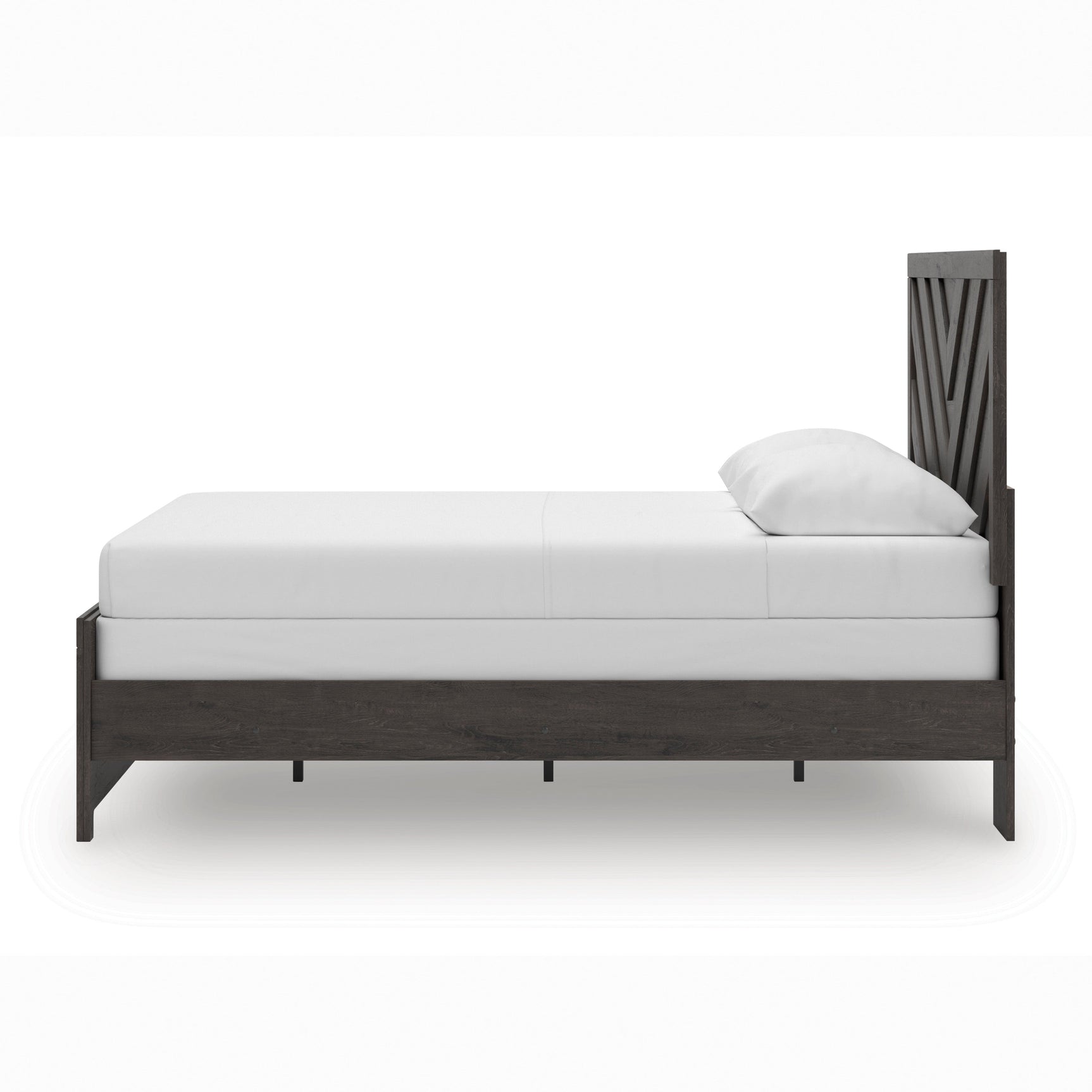 Prendonea Charcoal Queen Panel Bed, Dresser, Mirror, Chest and 2 Nightstands (Online Special Price) - Ornate Home