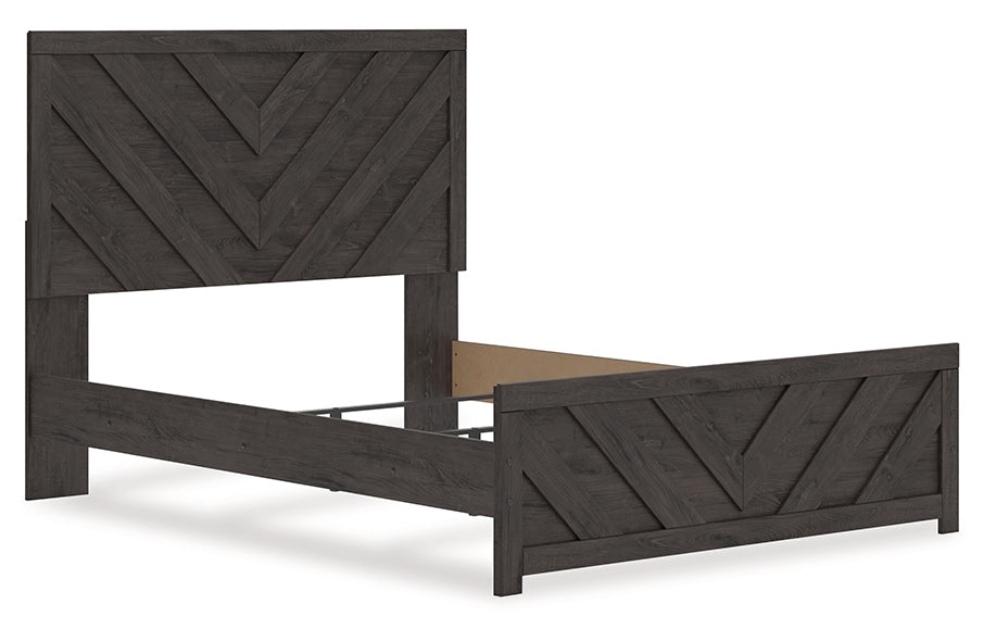 Prendonea Charcoal Queen Panel Bed (Online Special Price) - Ornate Home