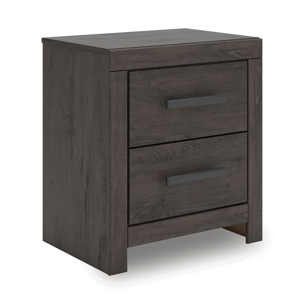 Prendonea Charcoal Twin Panel Bed, Dresser, Mirror and Nightstand (Online Special Price) - Ornate Home