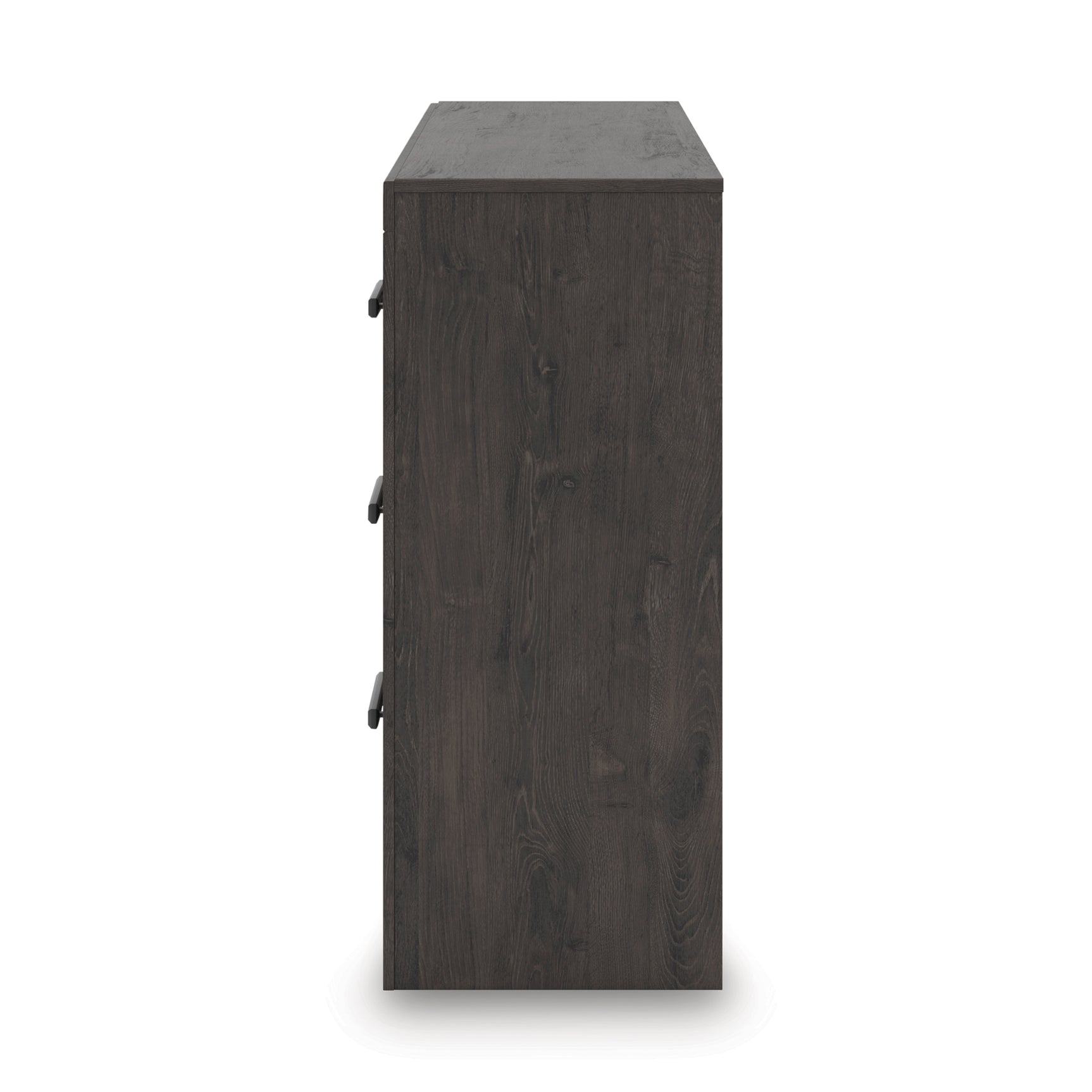 Prendonea Charcoal Twin Panel Bed, Dresser, Mirror and Nightstand - Ornate Home