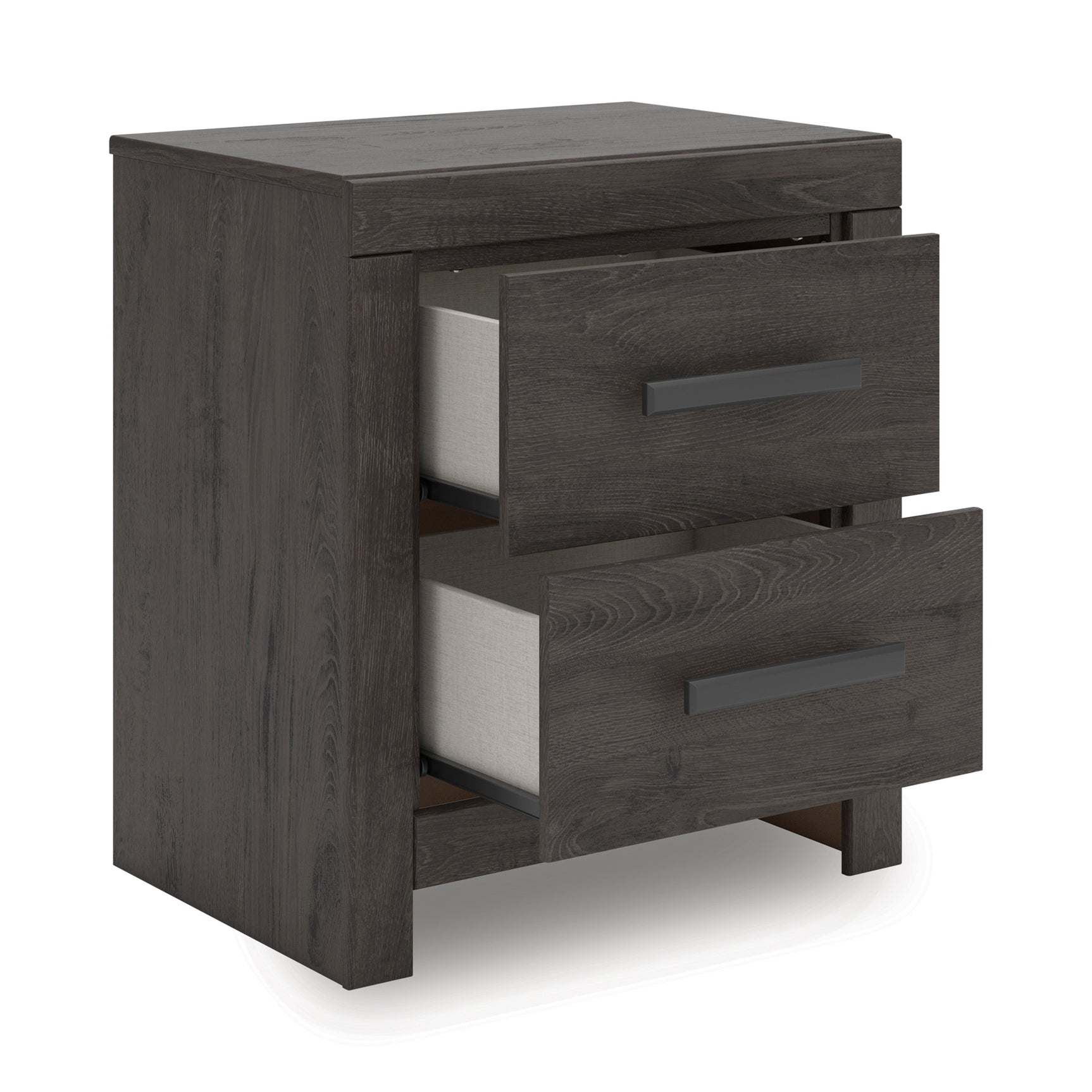 Prendonea Charcoal Twin Panel Bed, Dresser and Nightstand (Online Special Price) - Ornate Home