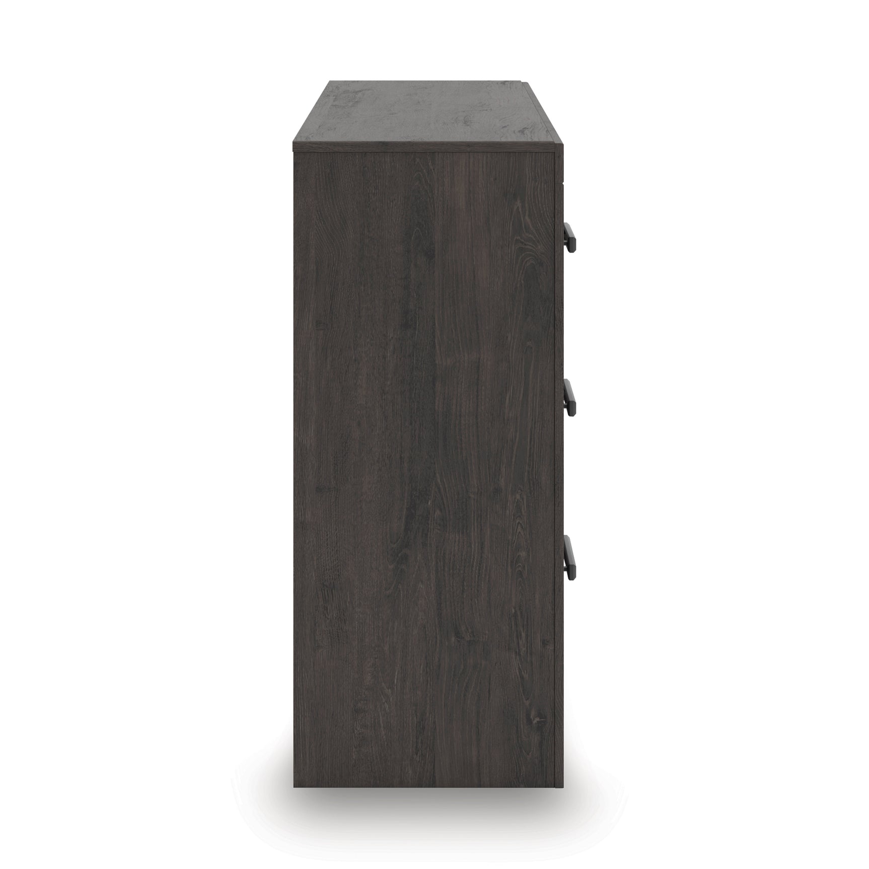 Prendonea Charcoal Twin Panel Bed, Dresser, Mirror and Nightstand - Ornate Home
