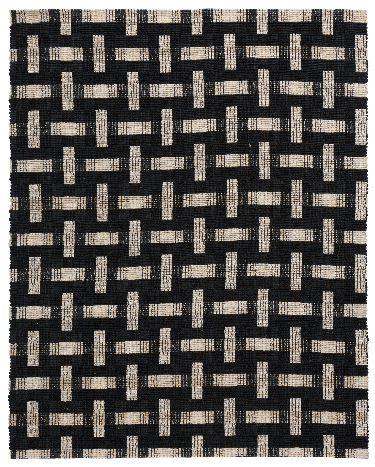 Preston Black/Ivory 9'x12' Rug