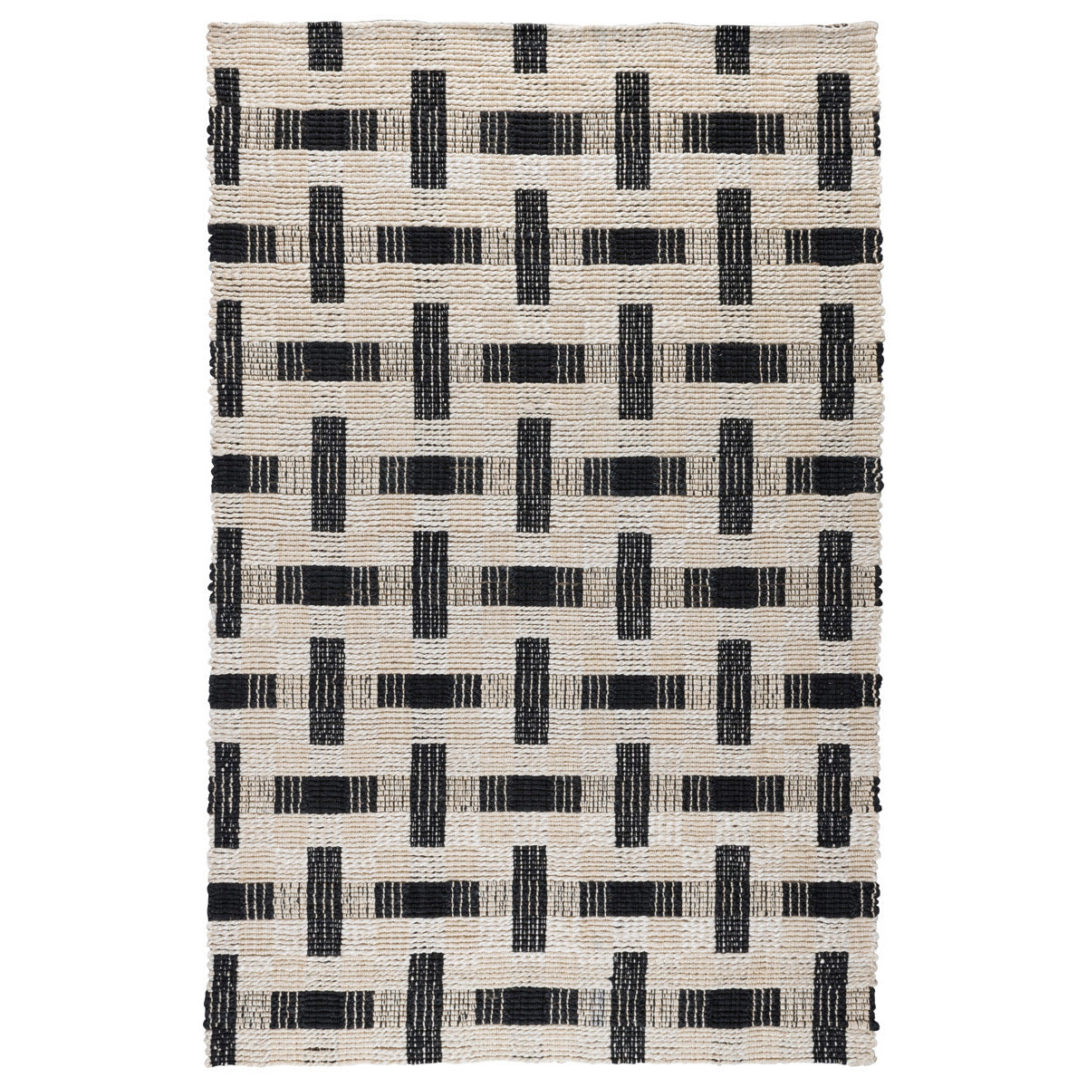 Preston Ivory/Black Rug - Ornate Home