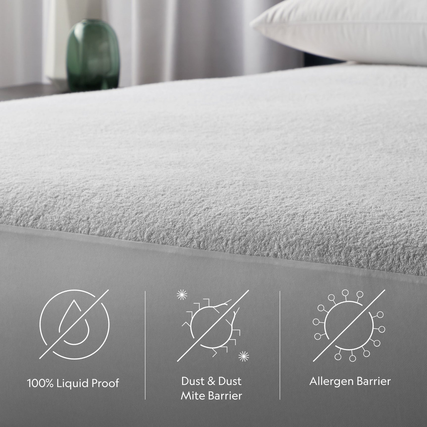 Prime Comfor White Crib Mattress Protector - Ornate Home