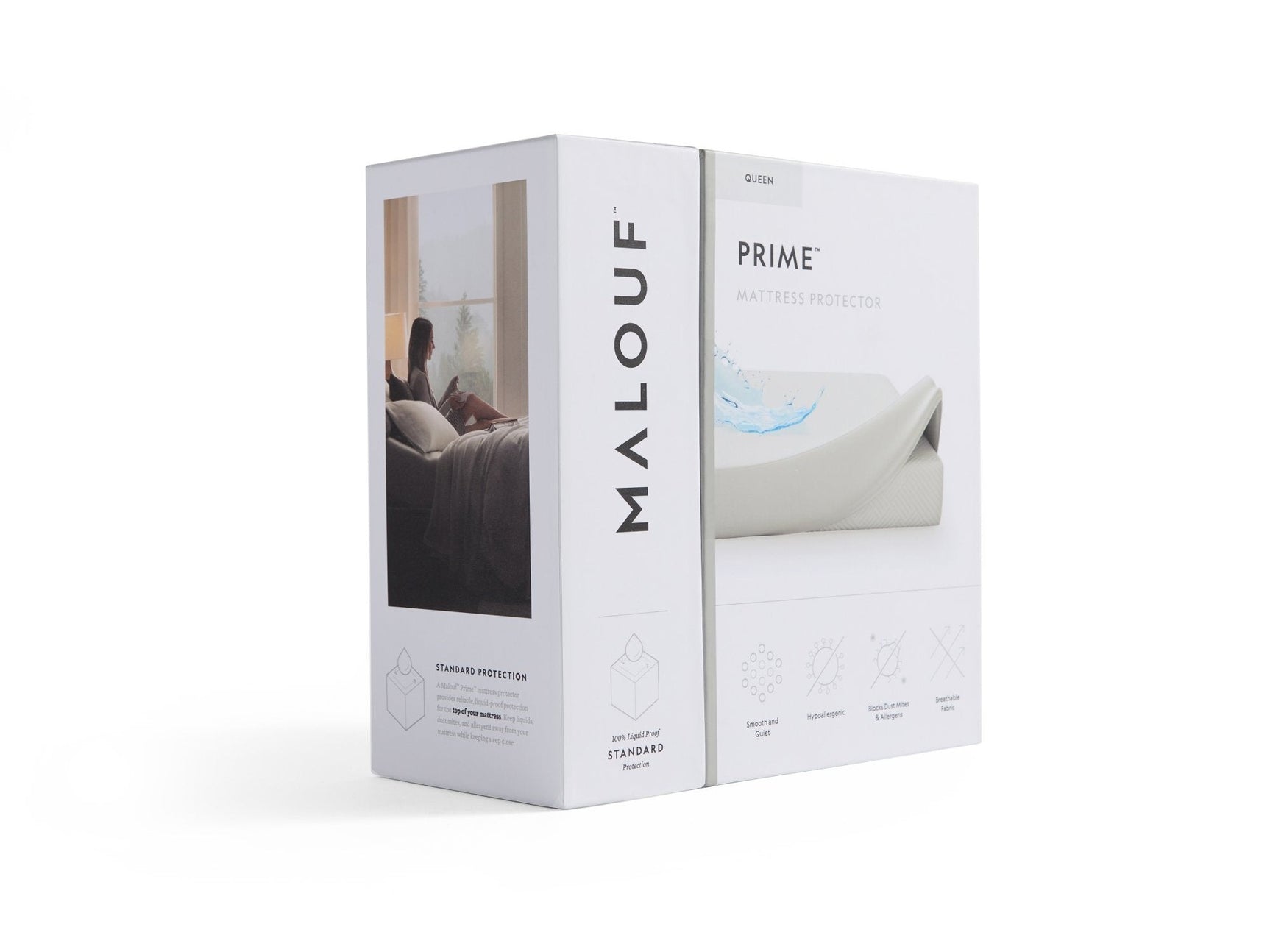 Prime White Split Head Cal King Mattress Protector - Ornate Home