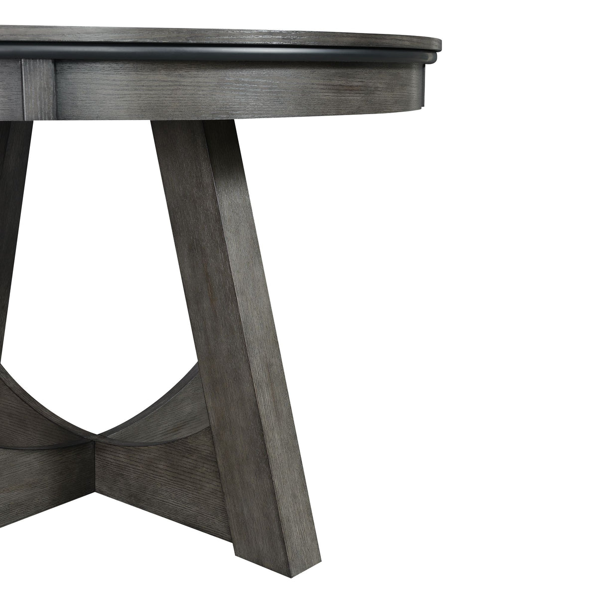 Prince Gray Round Game Table