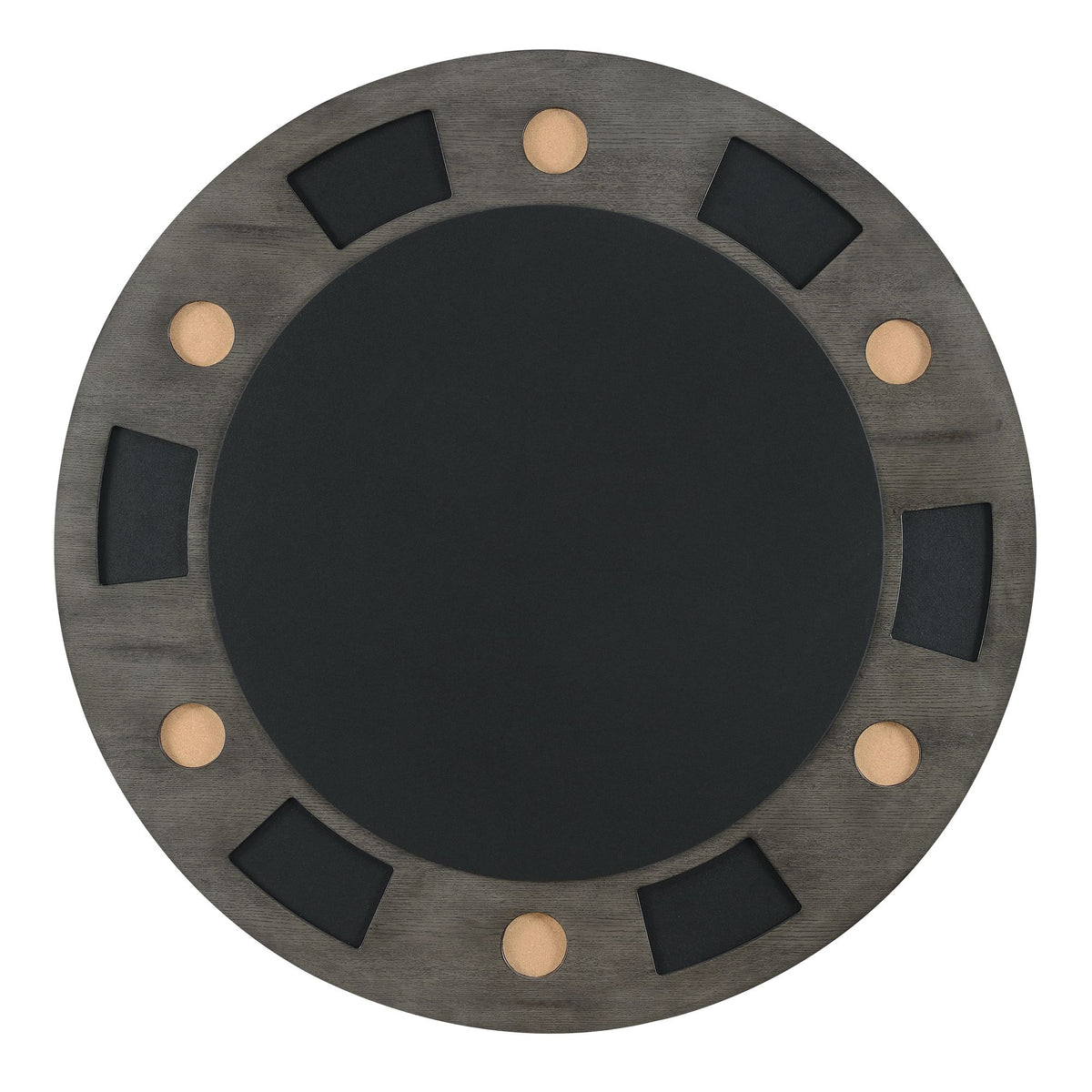 Prince Gray Round Game Table