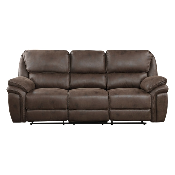 Proctor Brown Double Reclining Sofa - Ornate Home