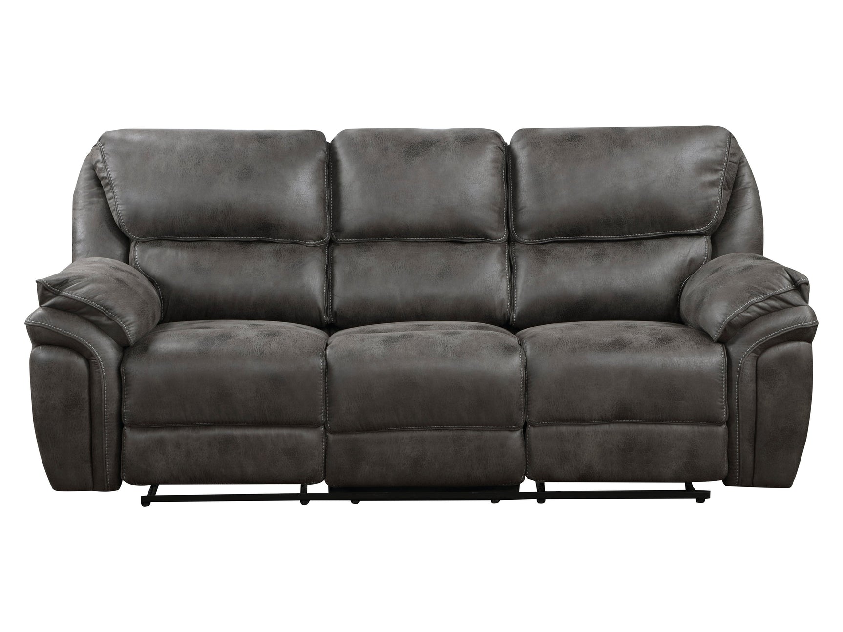 Proctor Gray Double Reclining Sofa - Ornate Home
