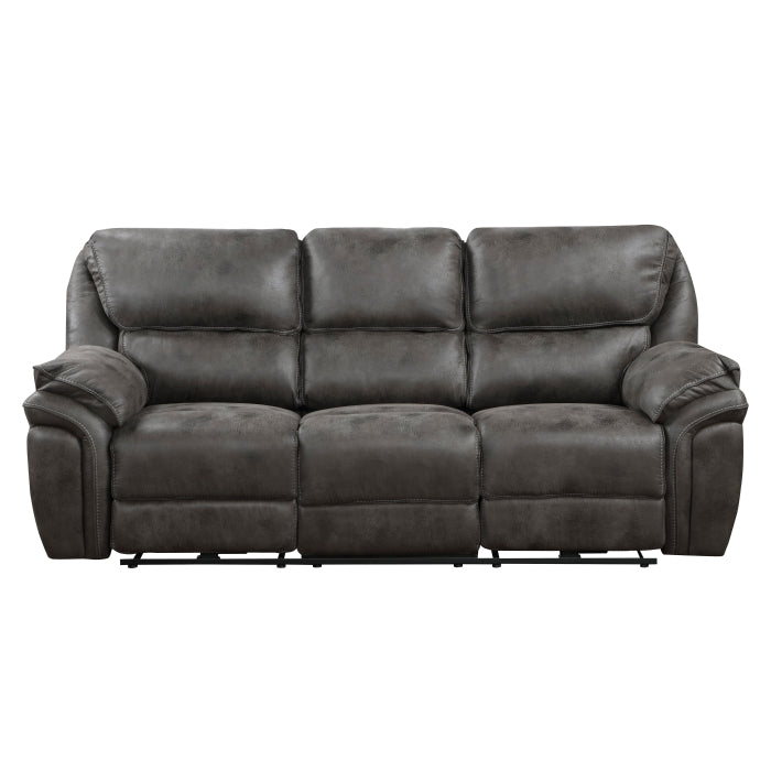 Proctor Gray Power Double Reclining Sofa - Ornate Home