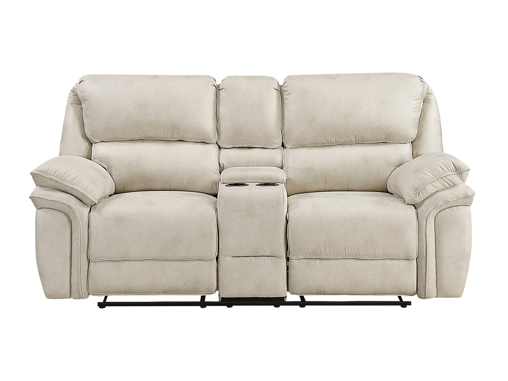 Proctor Sand Double Reclining Loveseat - Ornate Home