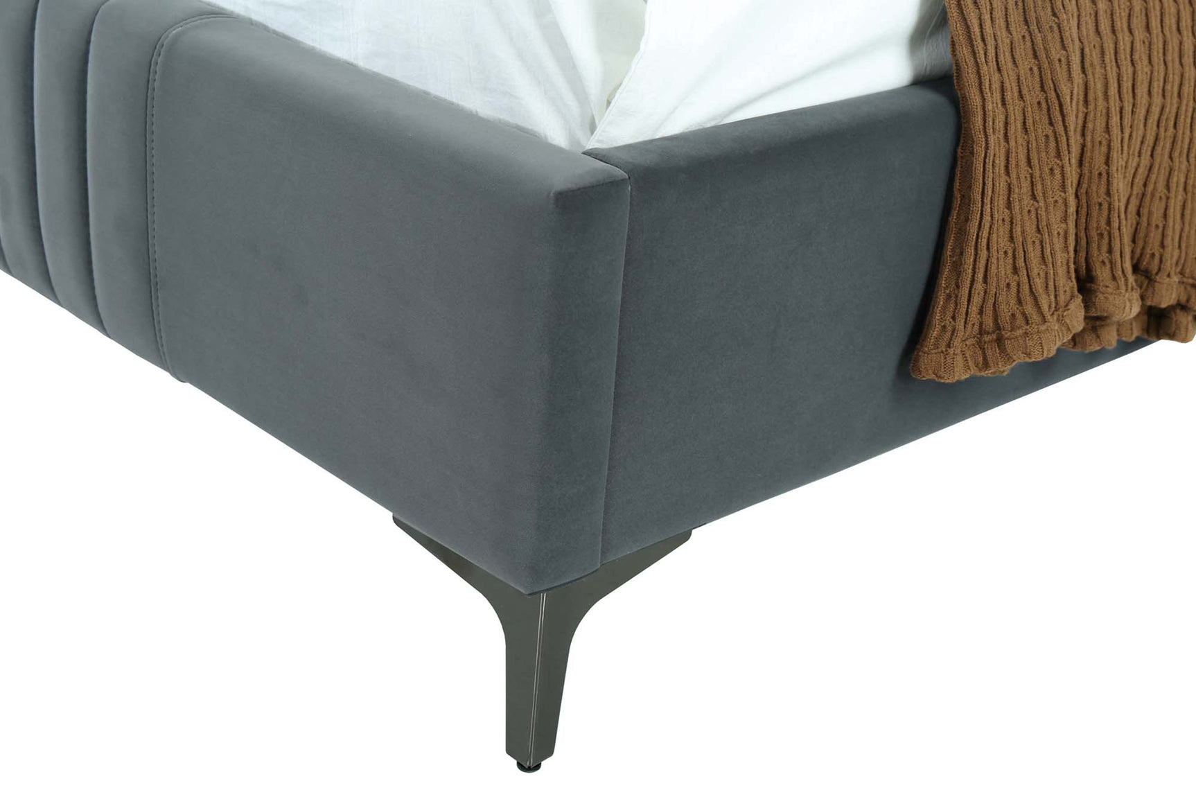 Promenade 48" Bed in Grey - Ornate Home