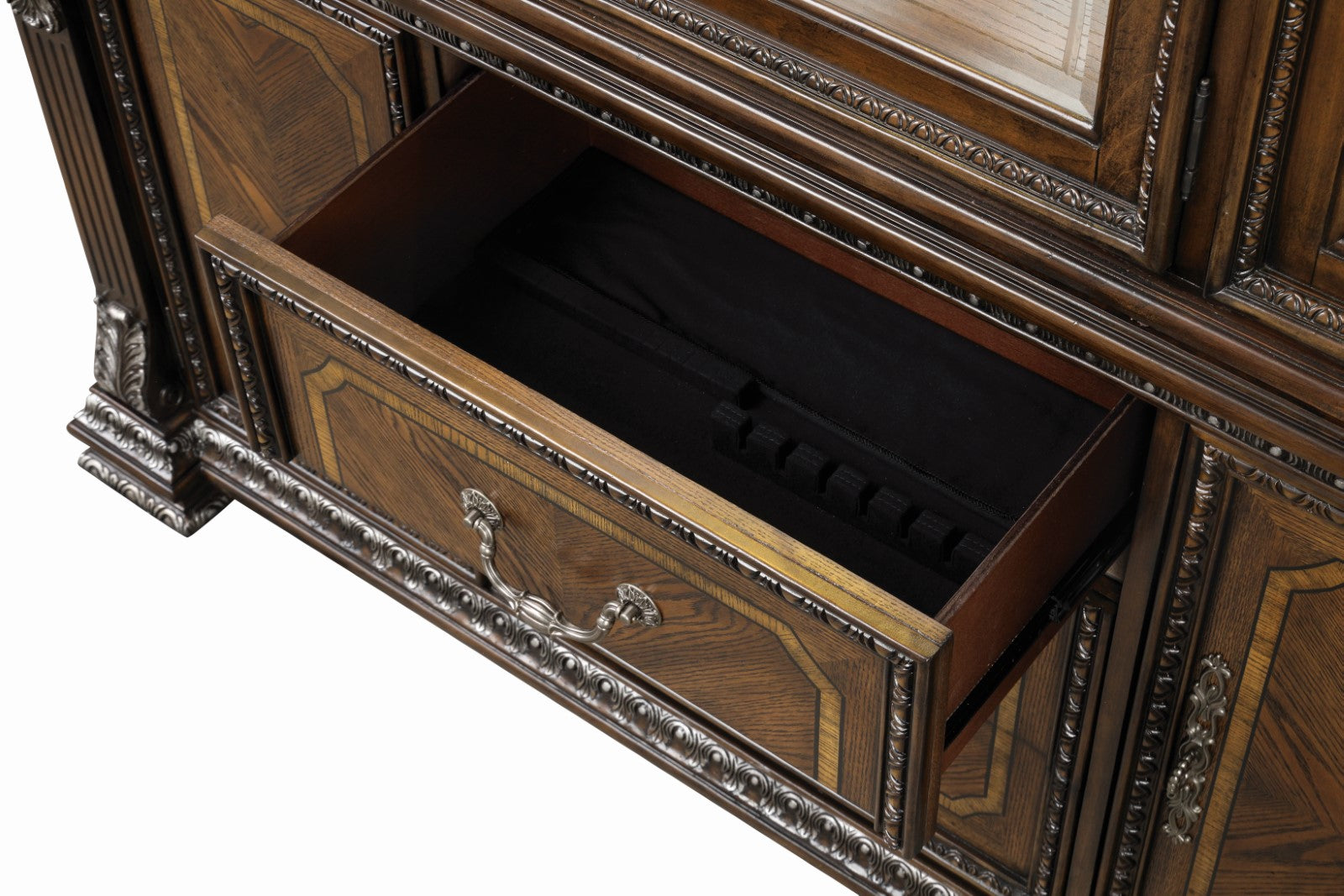 Promenade Dark Brown Hutch Buffet - Ornate Home