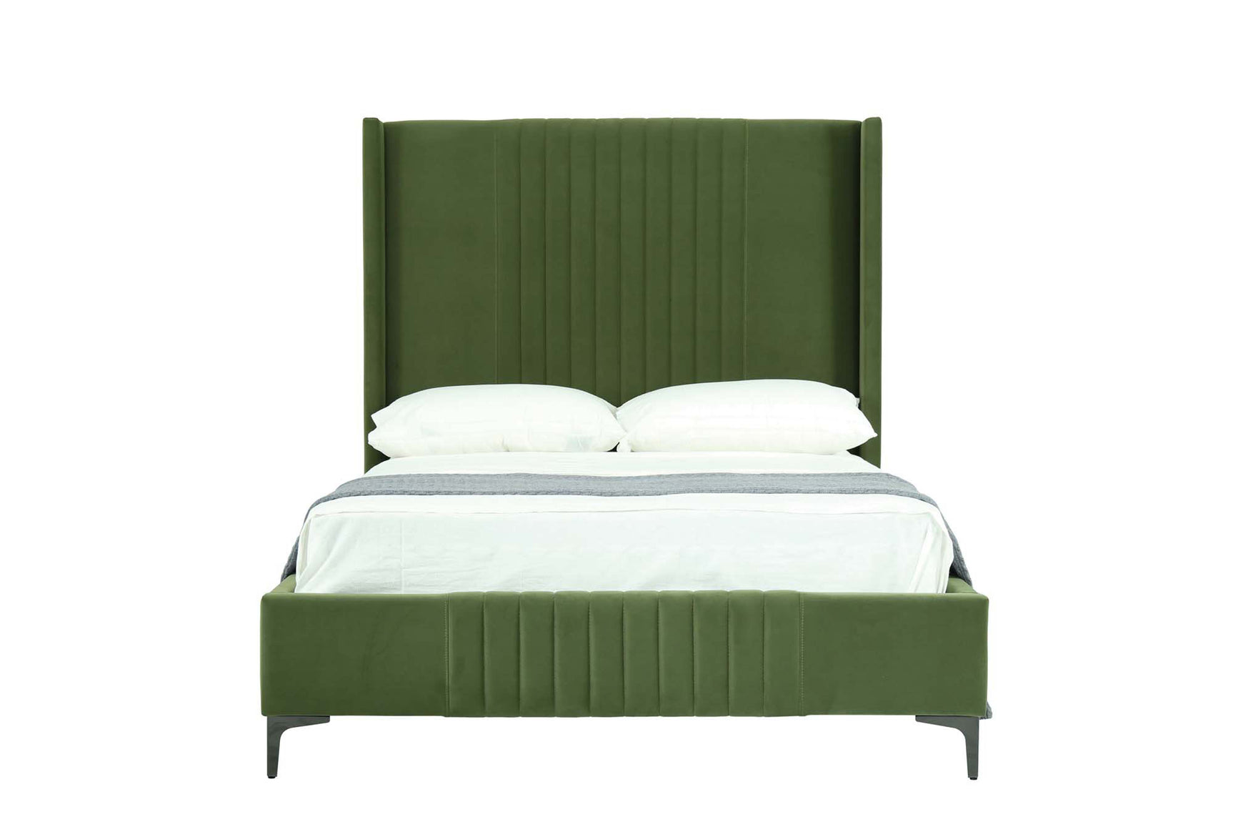 Promenade Full- Size Bed in Moss Green - Ornate Home