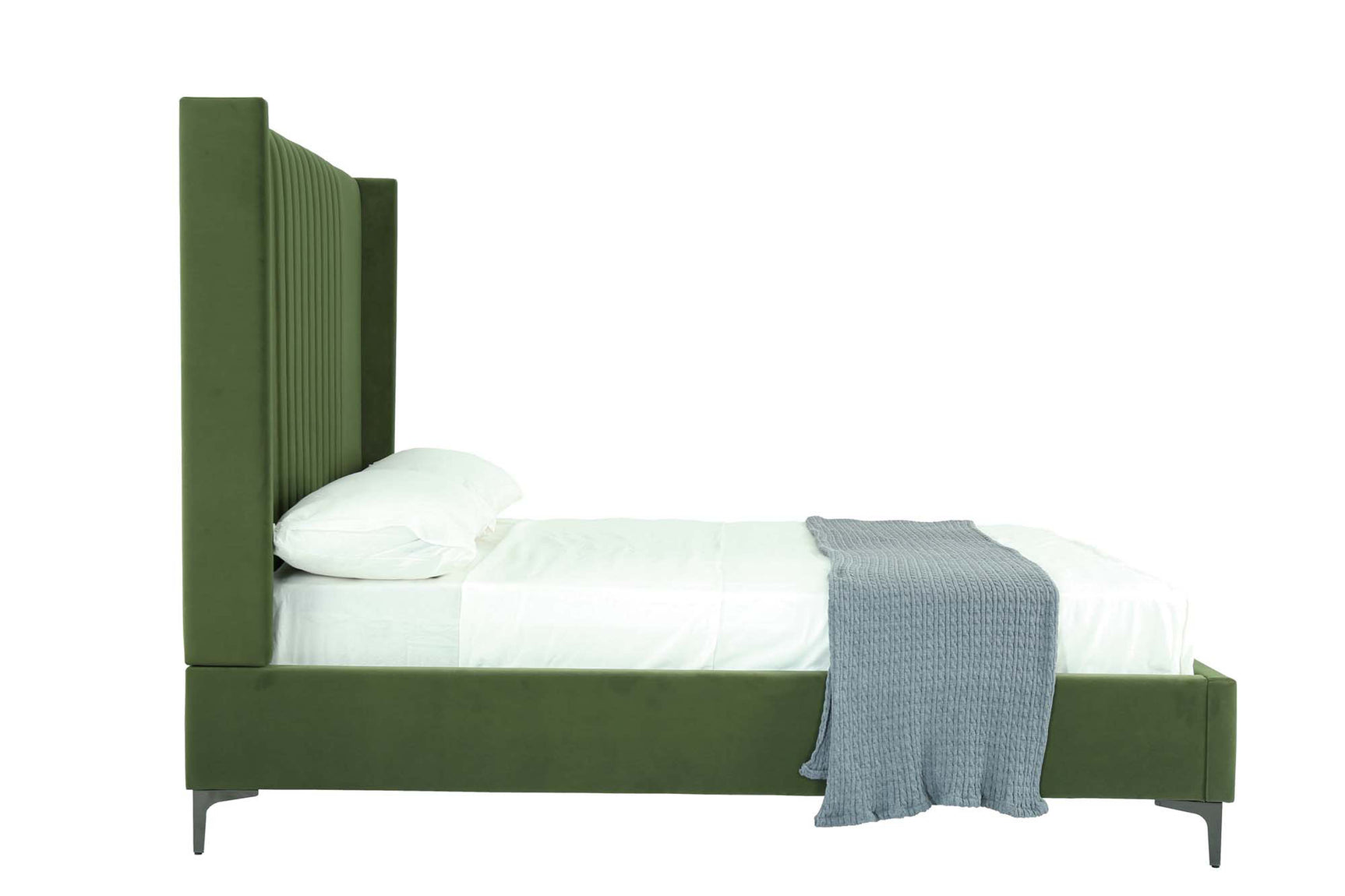 Promenade Full- Size Bed in Moss Green - Ornate Home