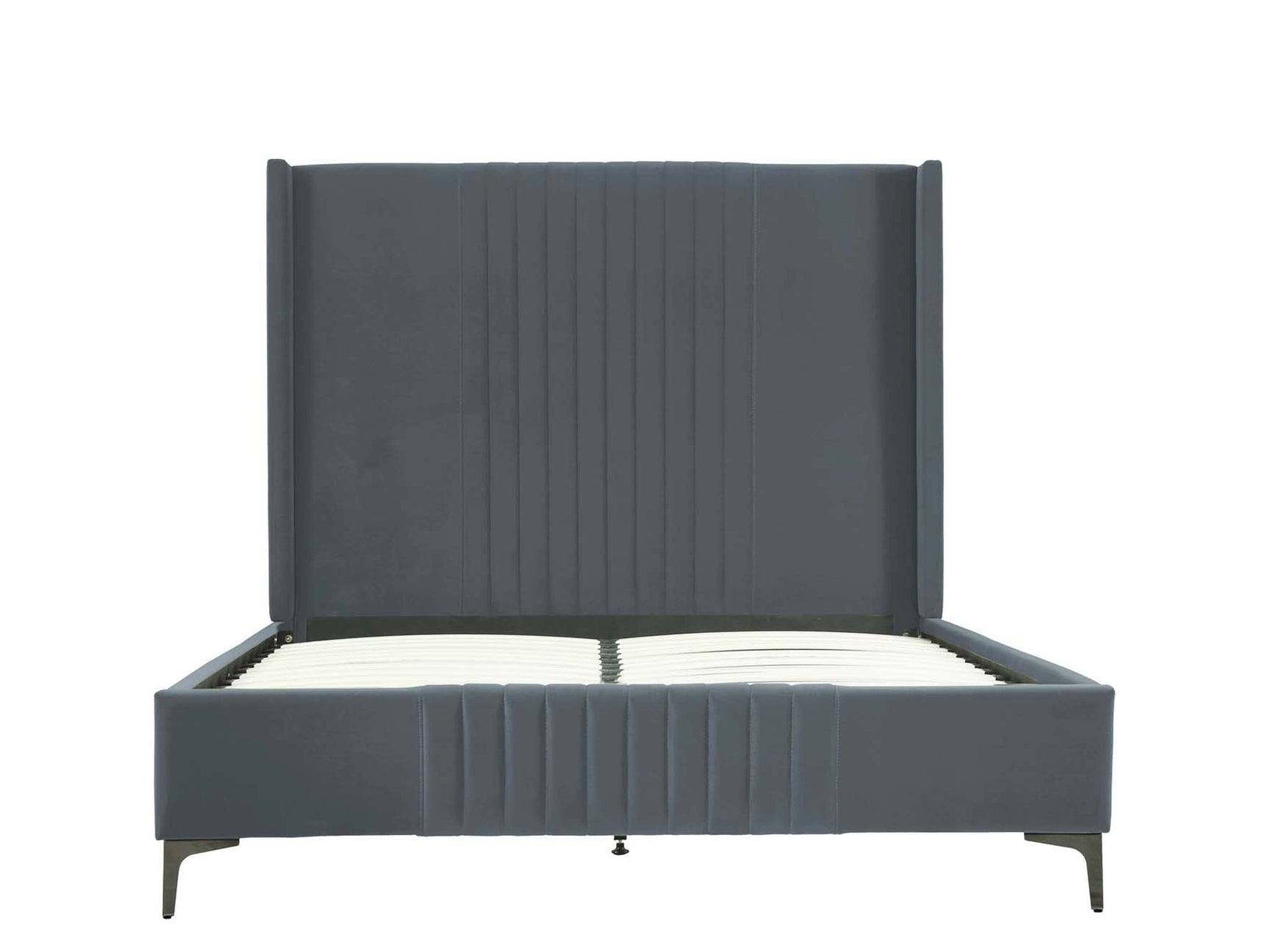 Promenade Queen-Size Bed in Grey - Ornate Home