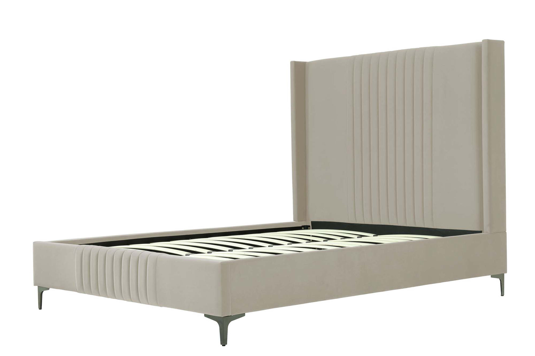 Promenade Queen-Size Bed in Rustic Taupe - Ornate Home