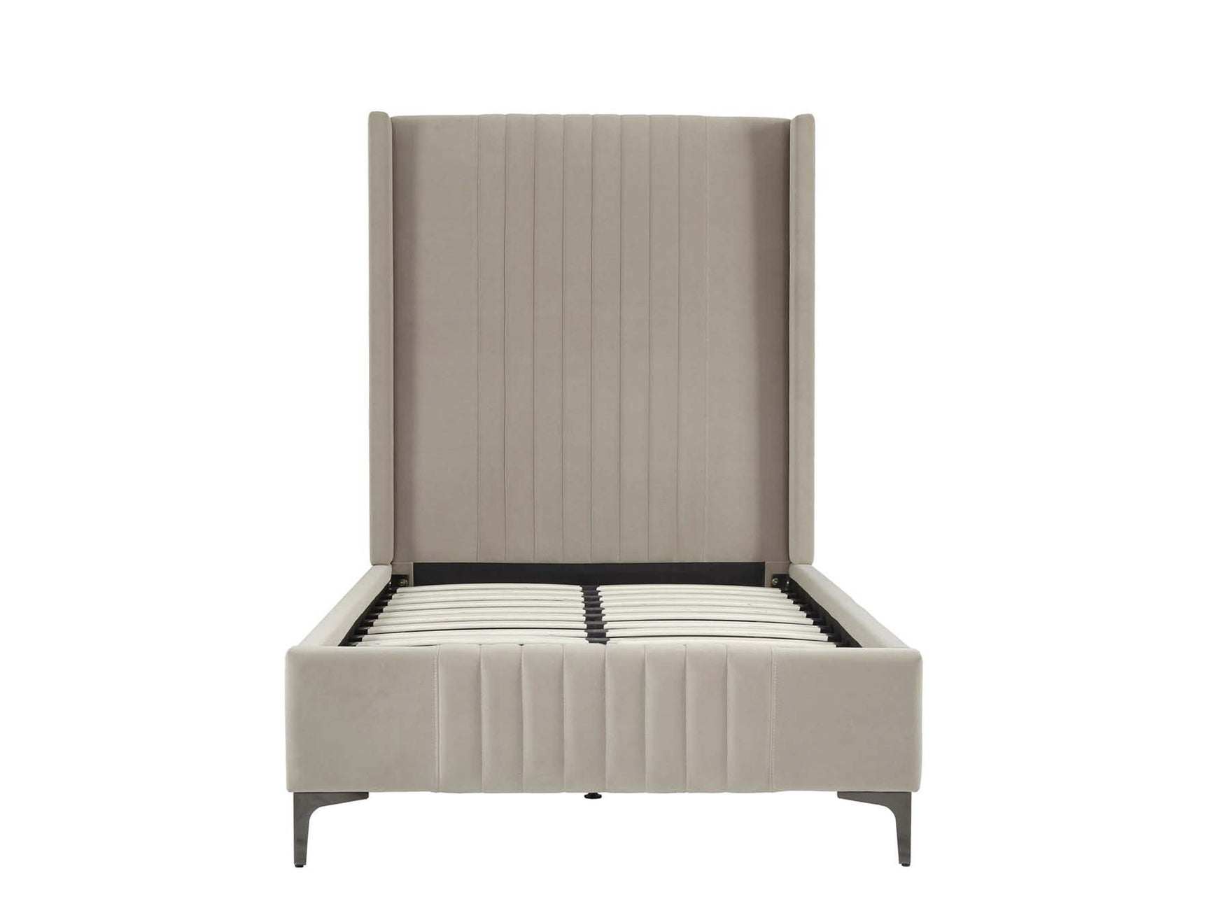 Promenade Twin-Size Bed in Rustic Taupe - Ornate Home