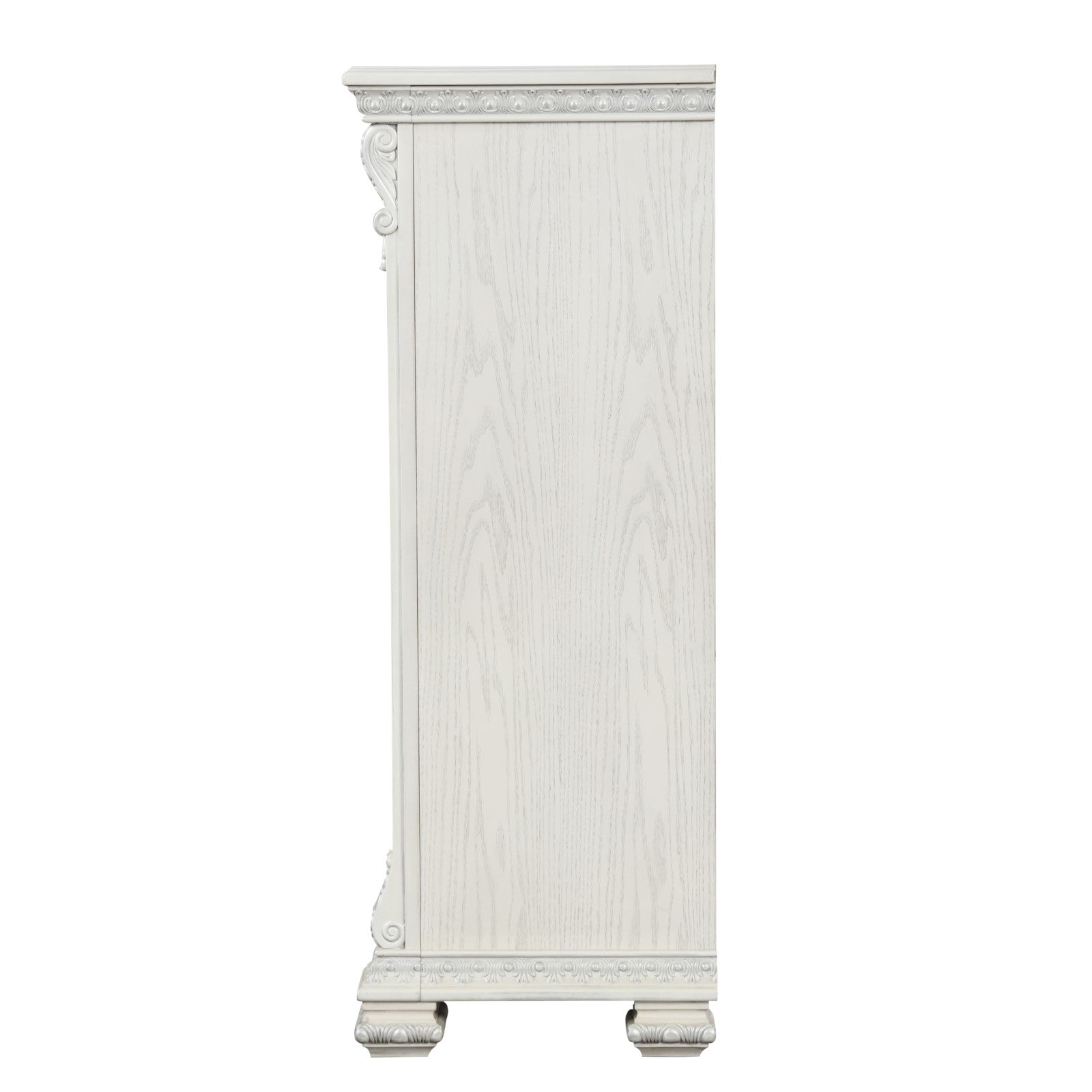 Promenade Wire Brushed White Chest - Ornate Home