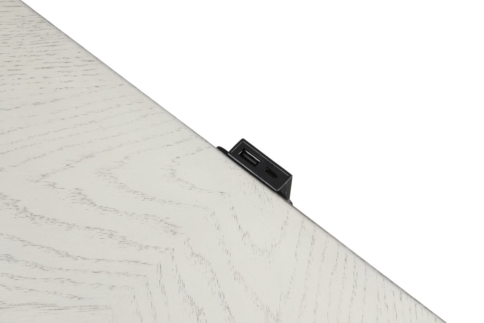 Promenade Wire Brushed White Queen 4 Piece Bedroom Set - Ornate Home