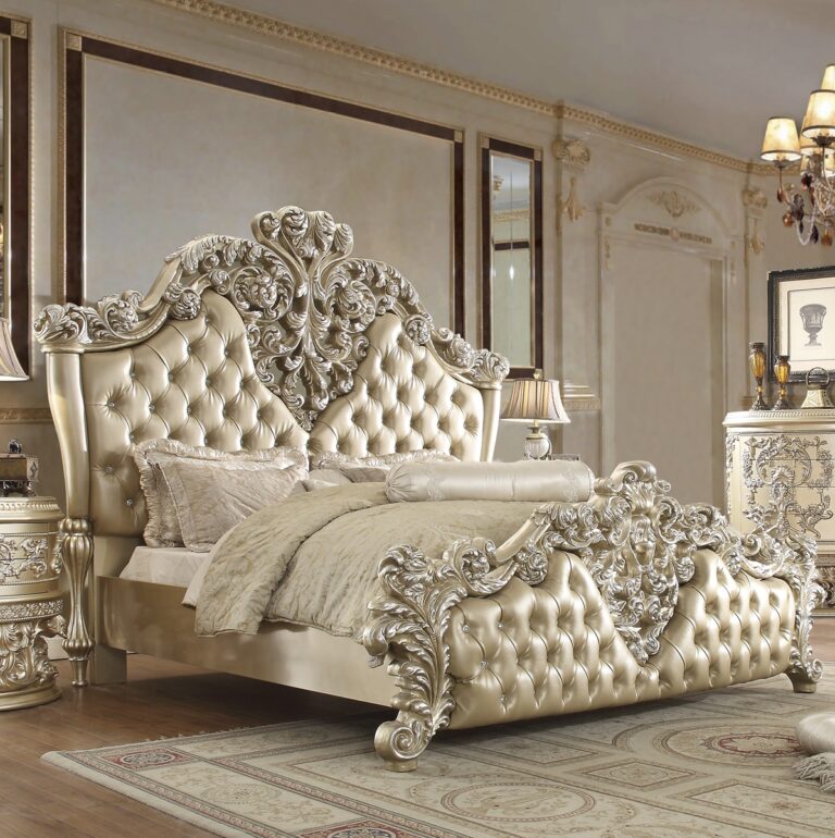 Prosecco Champagne California King Bed / HD-8022 - Ornate Home