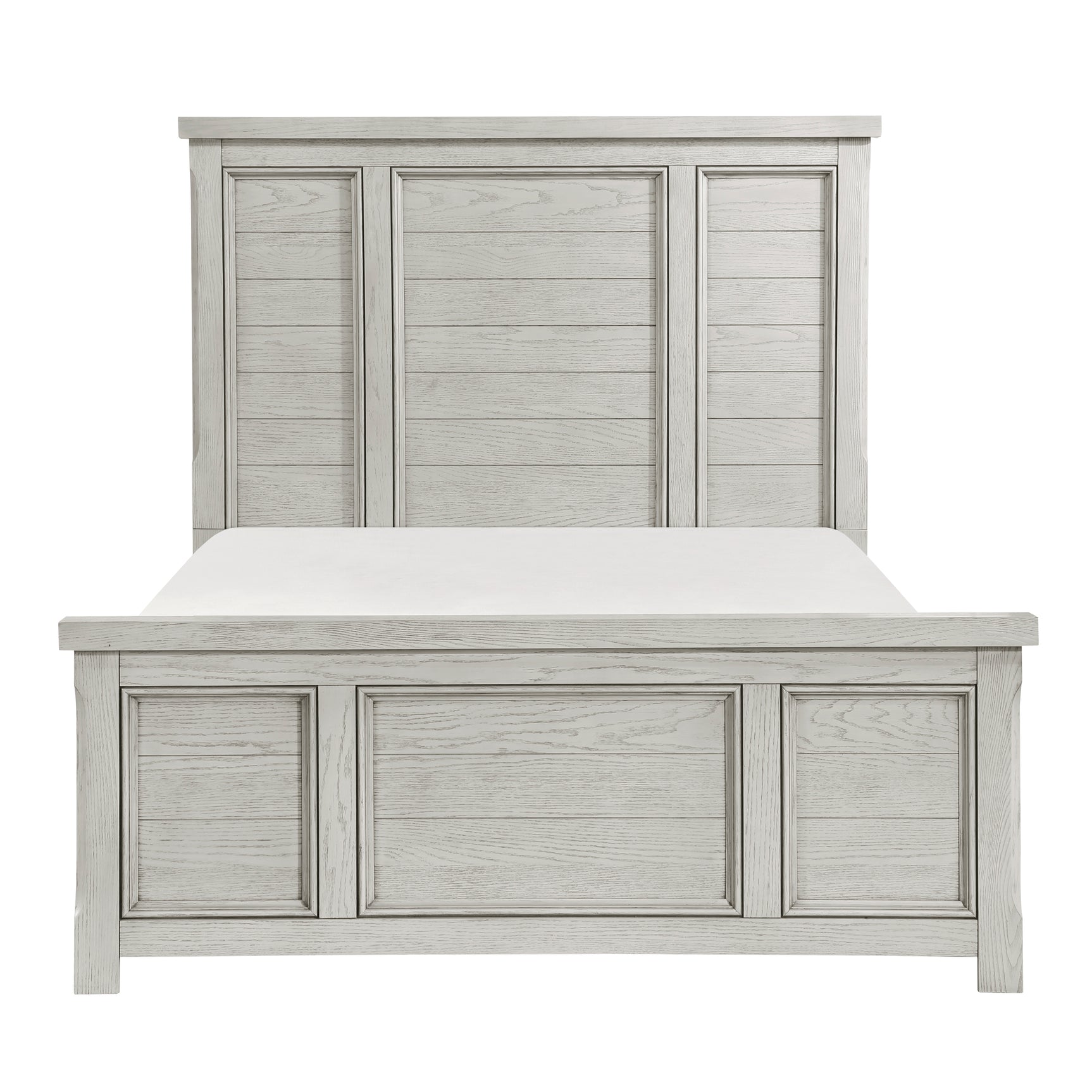 Providence Light Gray 4-piece Queen Bedroom Set - Ornate Home