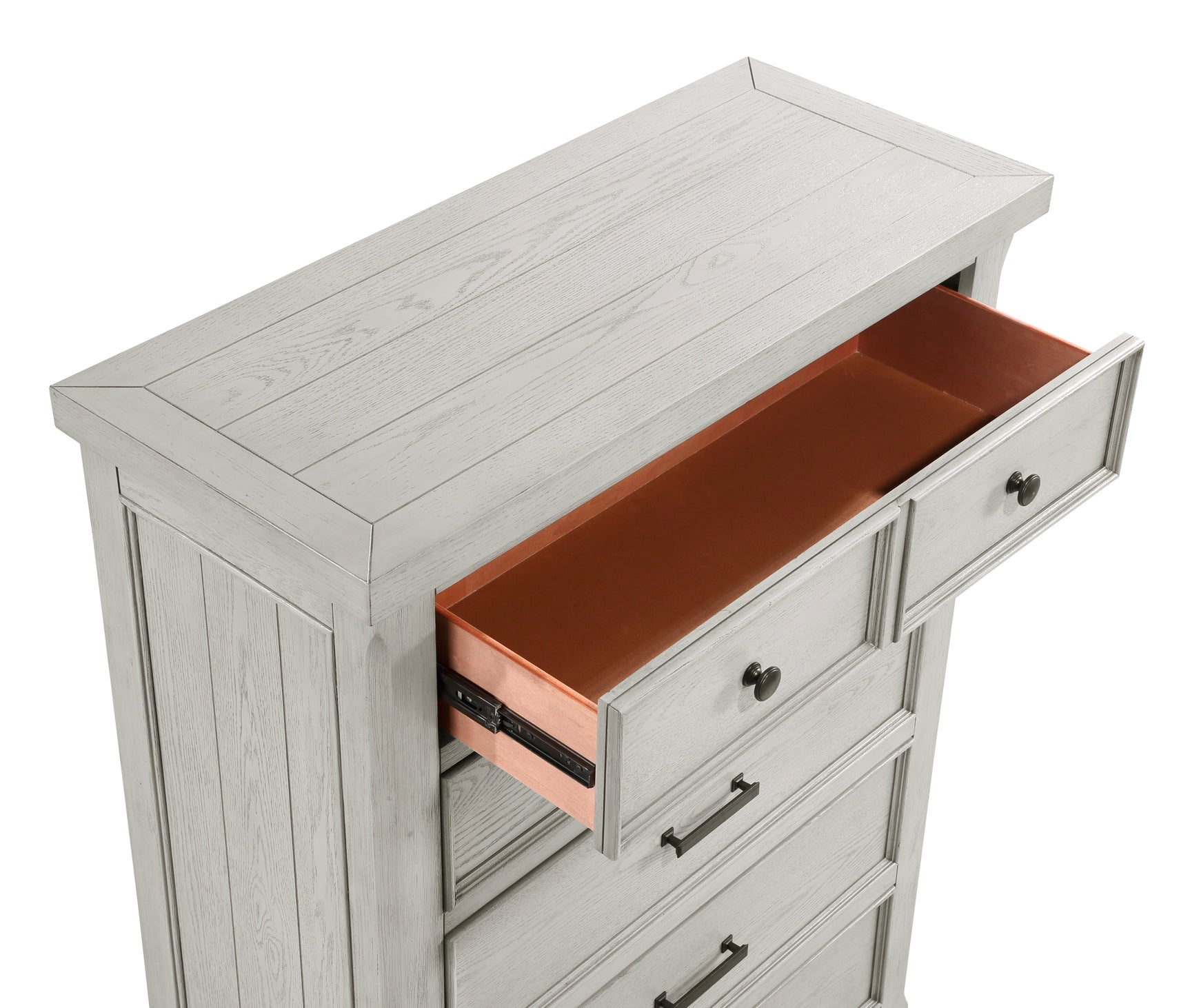 Providence Light Gray Chest - Ornate Home