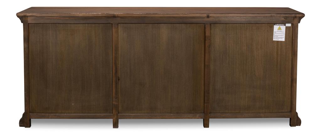 Provincial Brown Storage Sideboard - Ornate Home