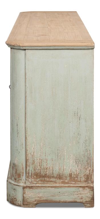 Provincial Living Green Sideboard (Set of 4) - Ornate Home