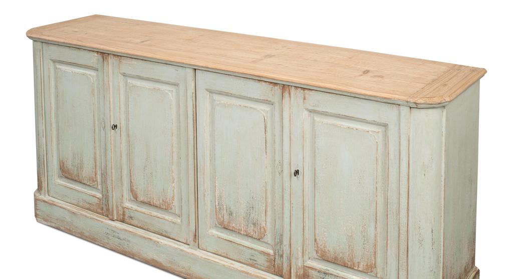 Provincial Living Green Sideboard (Set of 4) - Ornate Home