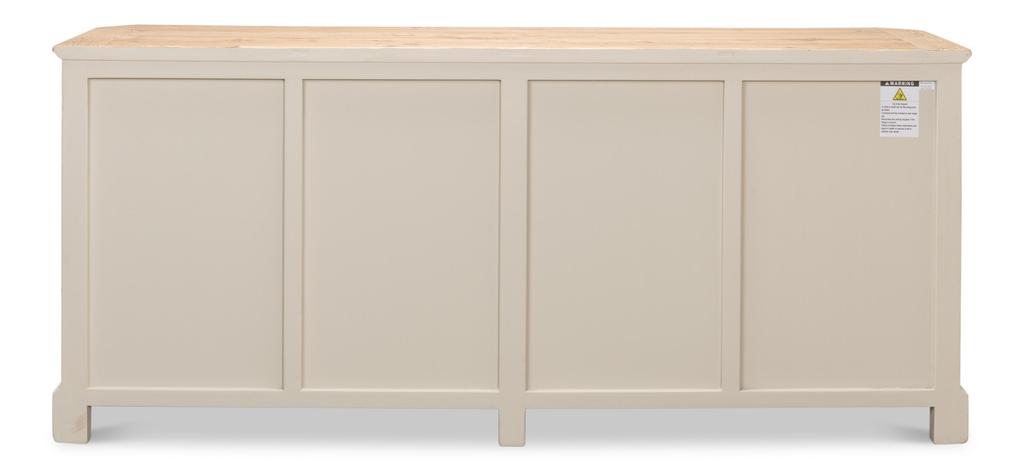 Provincial Living White Sideboard (4 Door) - Ornate Home
