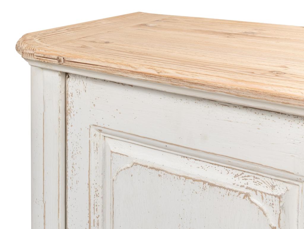 Provincial Living White Sideboard (4 Door) - Ornate Home