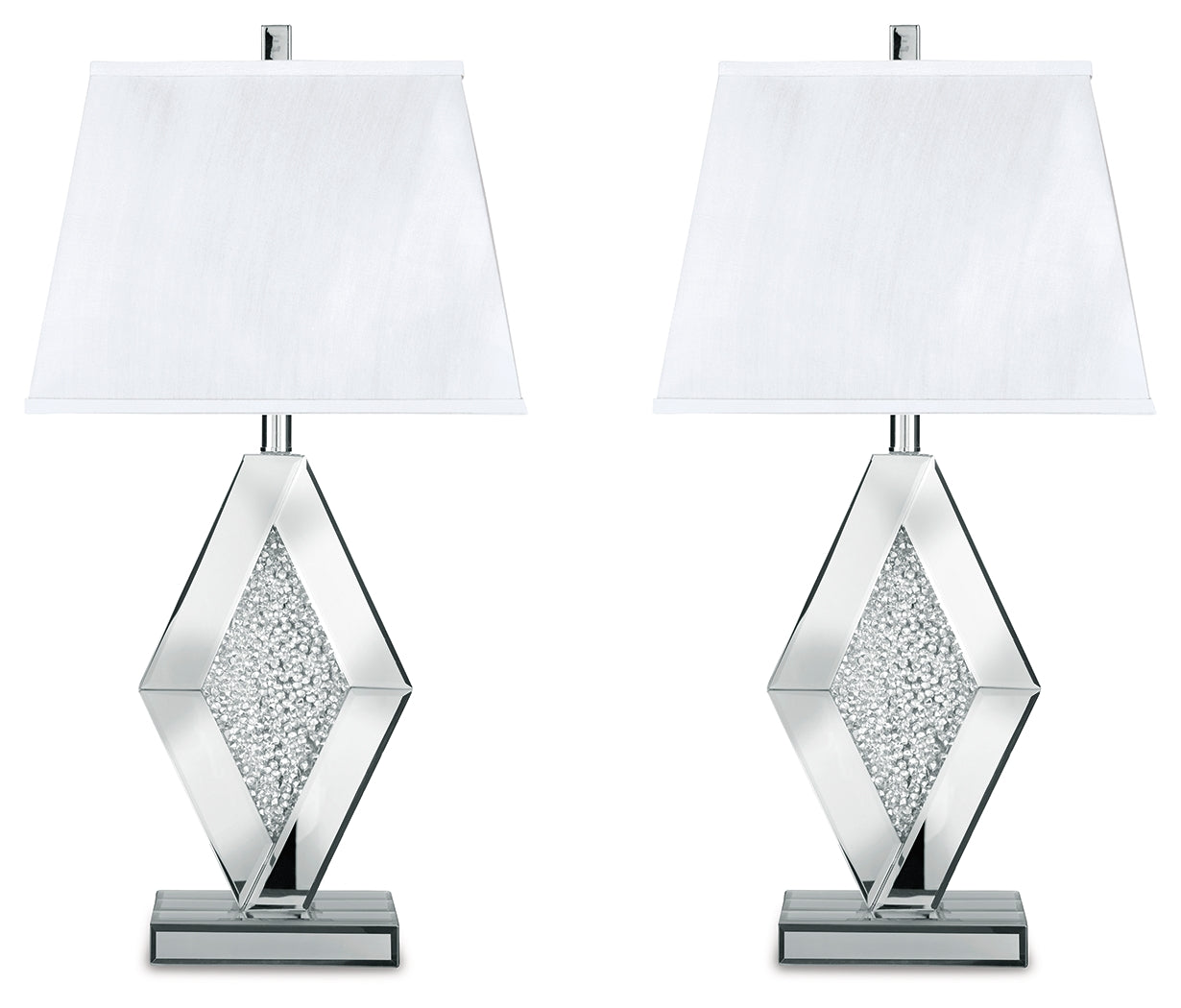 Prunella Silver Table Lamp (Set of 2) - Ornate Home