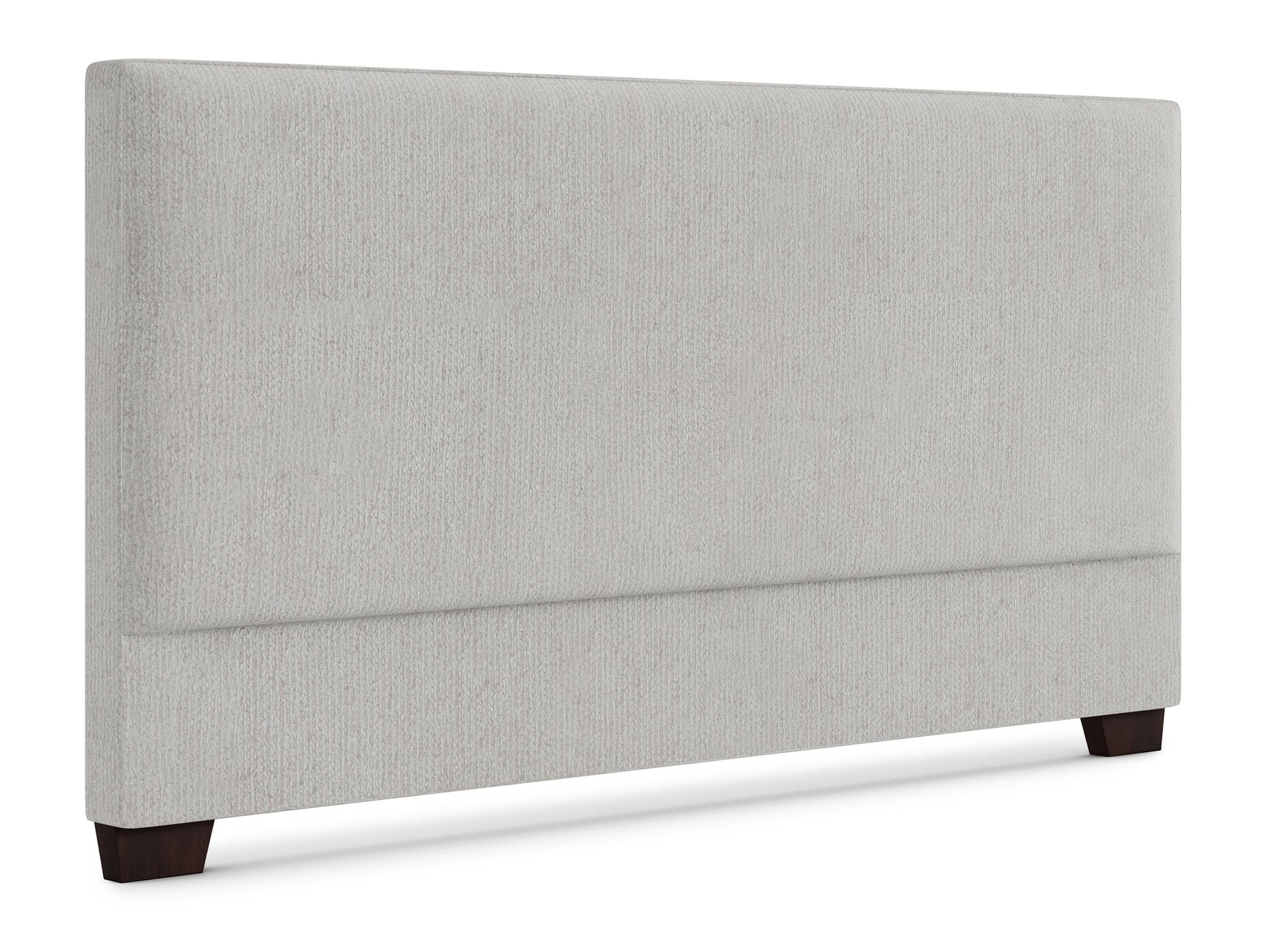 Pryce White/Cream Fabric Headboard King - Ornate Home