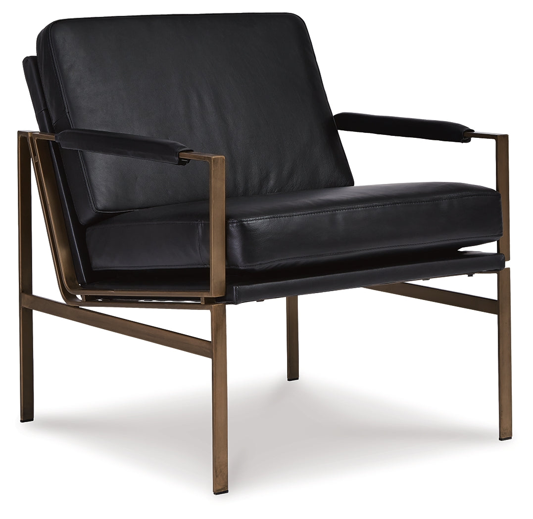 Puckman Black Accent Chair - Ornate Home