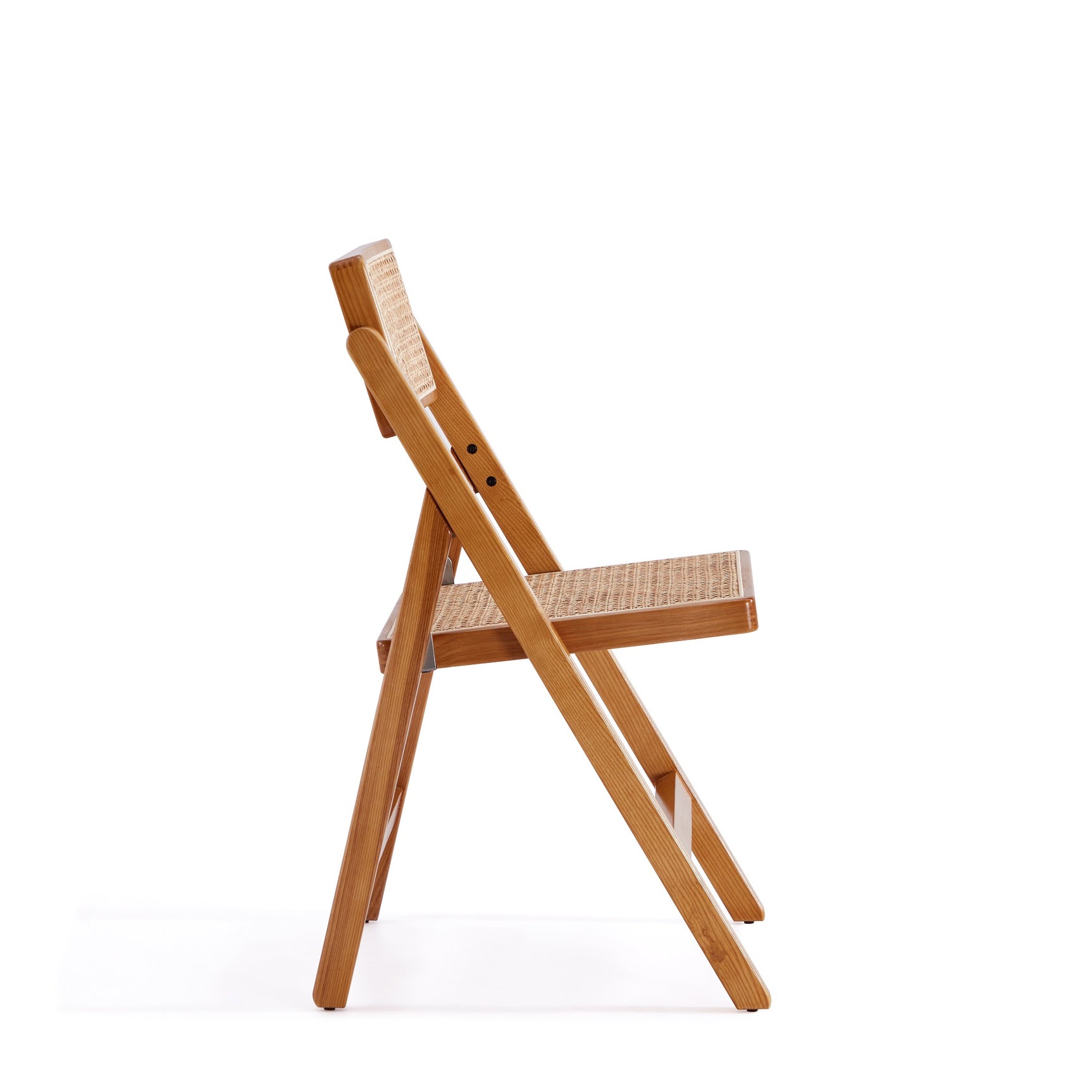 Pullman Folding Dining Chair in Nature Cane (set of 4) - Ornate Home