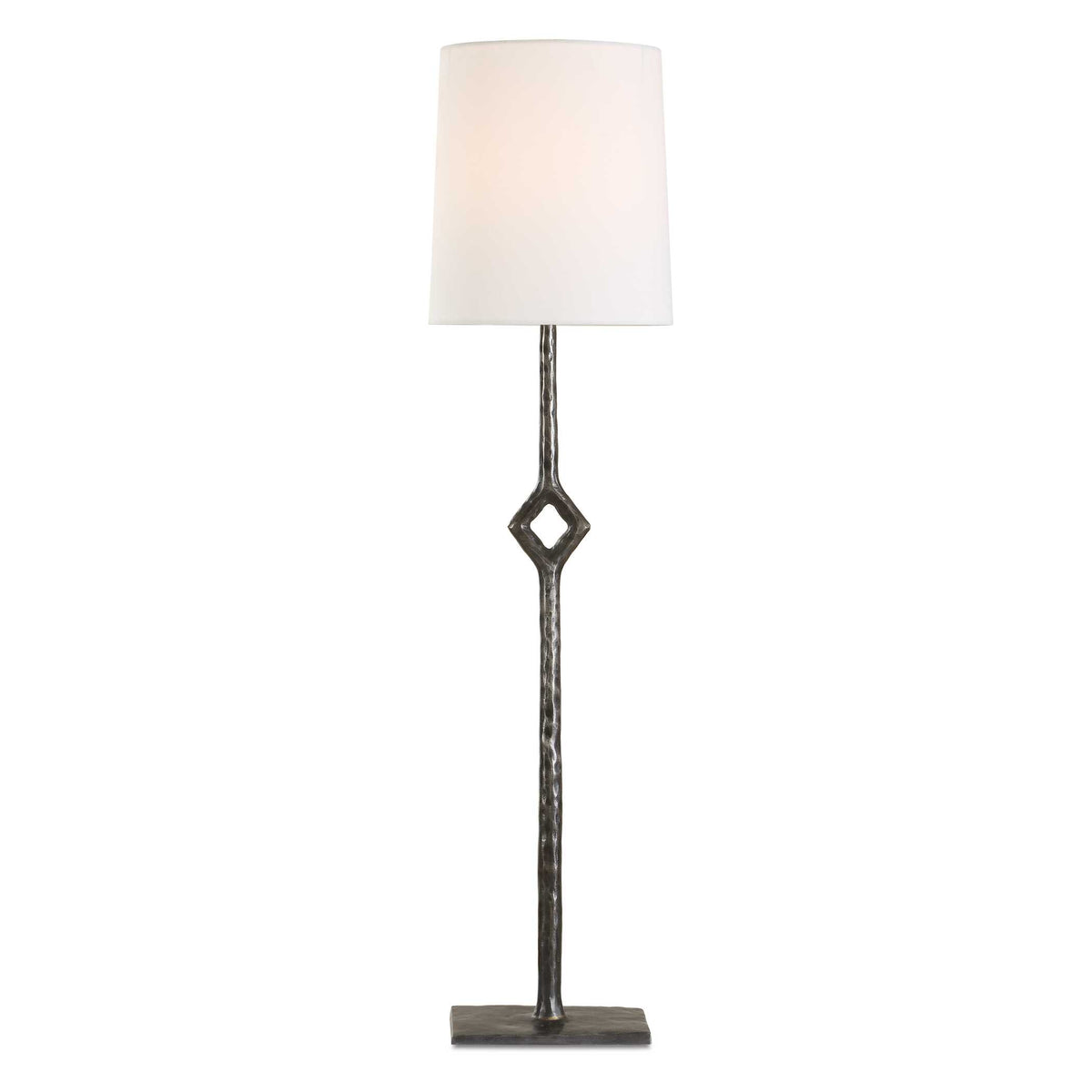 Puncture Black/Bronze Cordless Iron Buffet Lamp - Ornate Home
