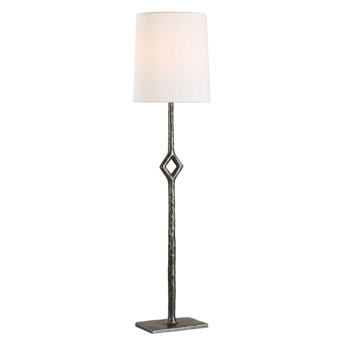 Puncture Black/Bronze Cordless Iron Buffet Lamp - Ornate Home